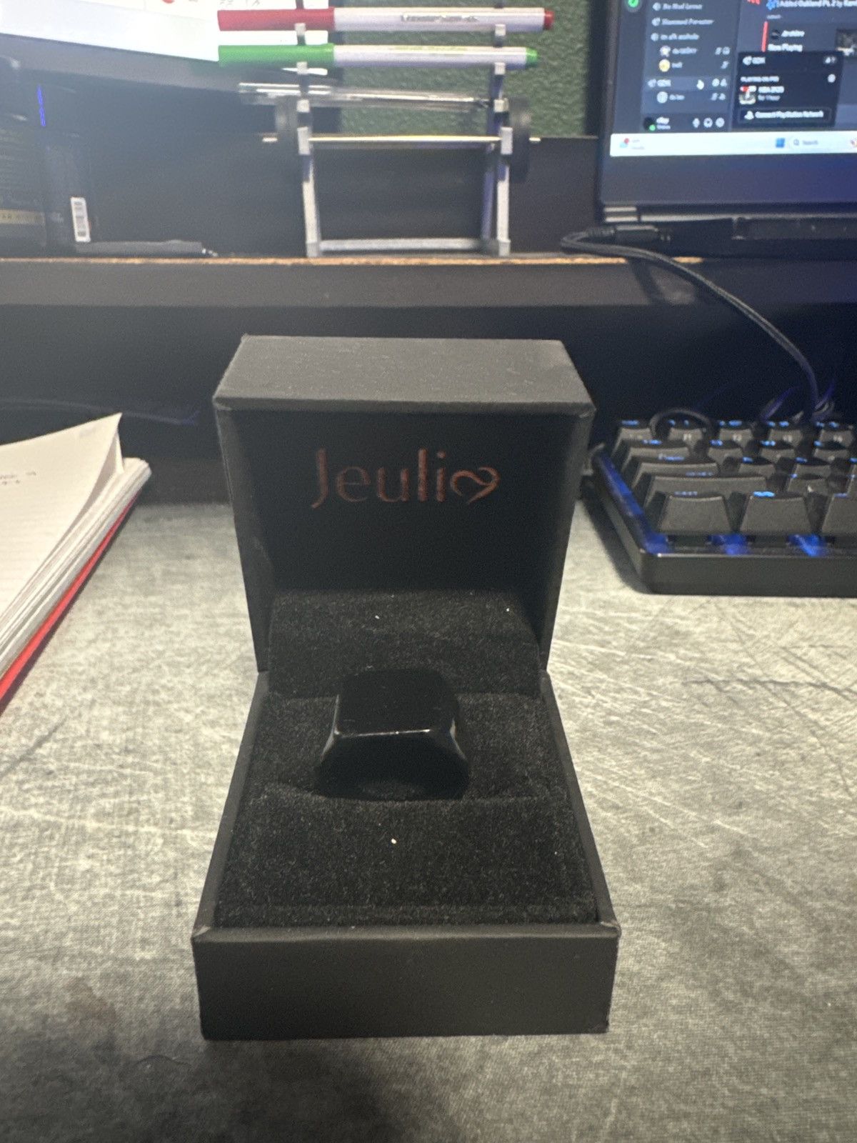 Jewelry × Vintage Stainless steel all black squared ring Size ONE SIZE - 2 Thumbnail