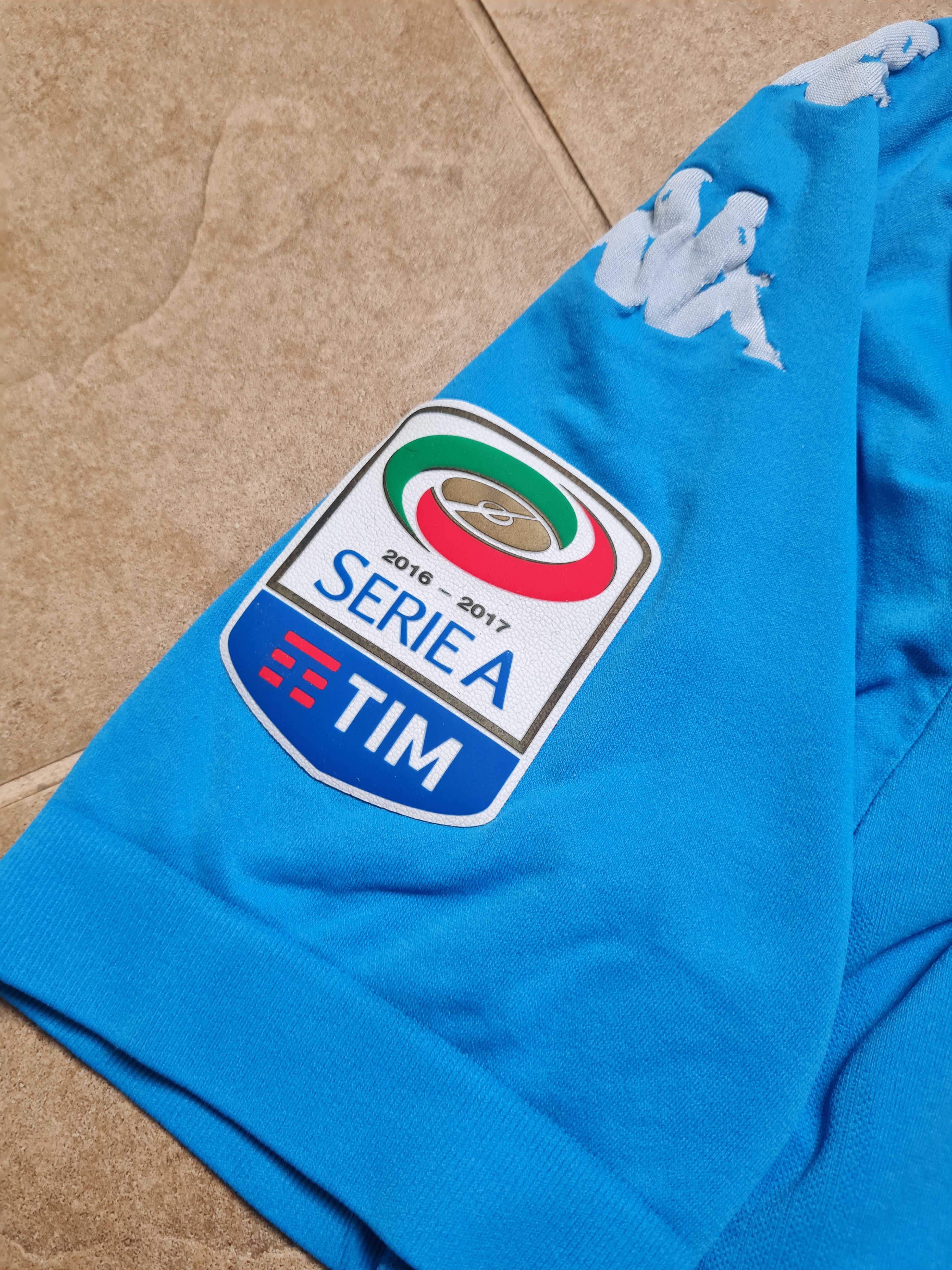 Kappa FOOTBALL JERSEY NAPOLI 2016/2017 HOME SOCCER SHIRT KAPPA Size US M / EU 48-50 / 2 - 6 Thumbnail