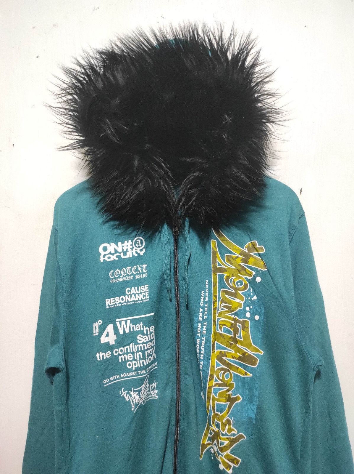 Japanese Brand Double Focus zip fur hoodie ifsix LGB style Size US L / EU 52-54 / 3 - 3 Thumbnail