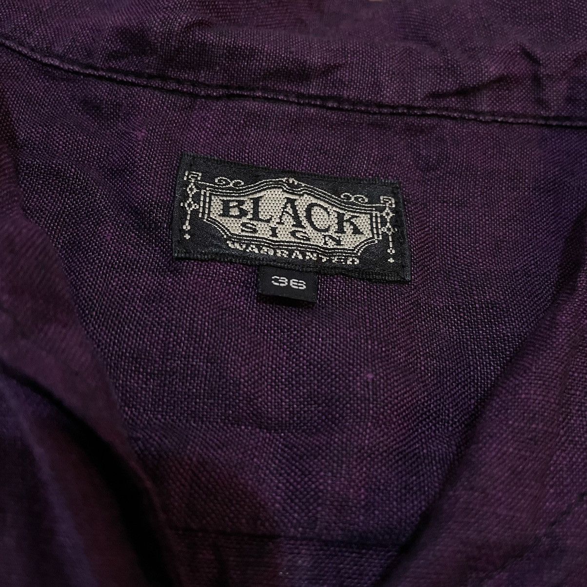 BLACK SIGN Black sign linen shirt Size US L / EU 52-54 / 3 - 5 Thumbnail