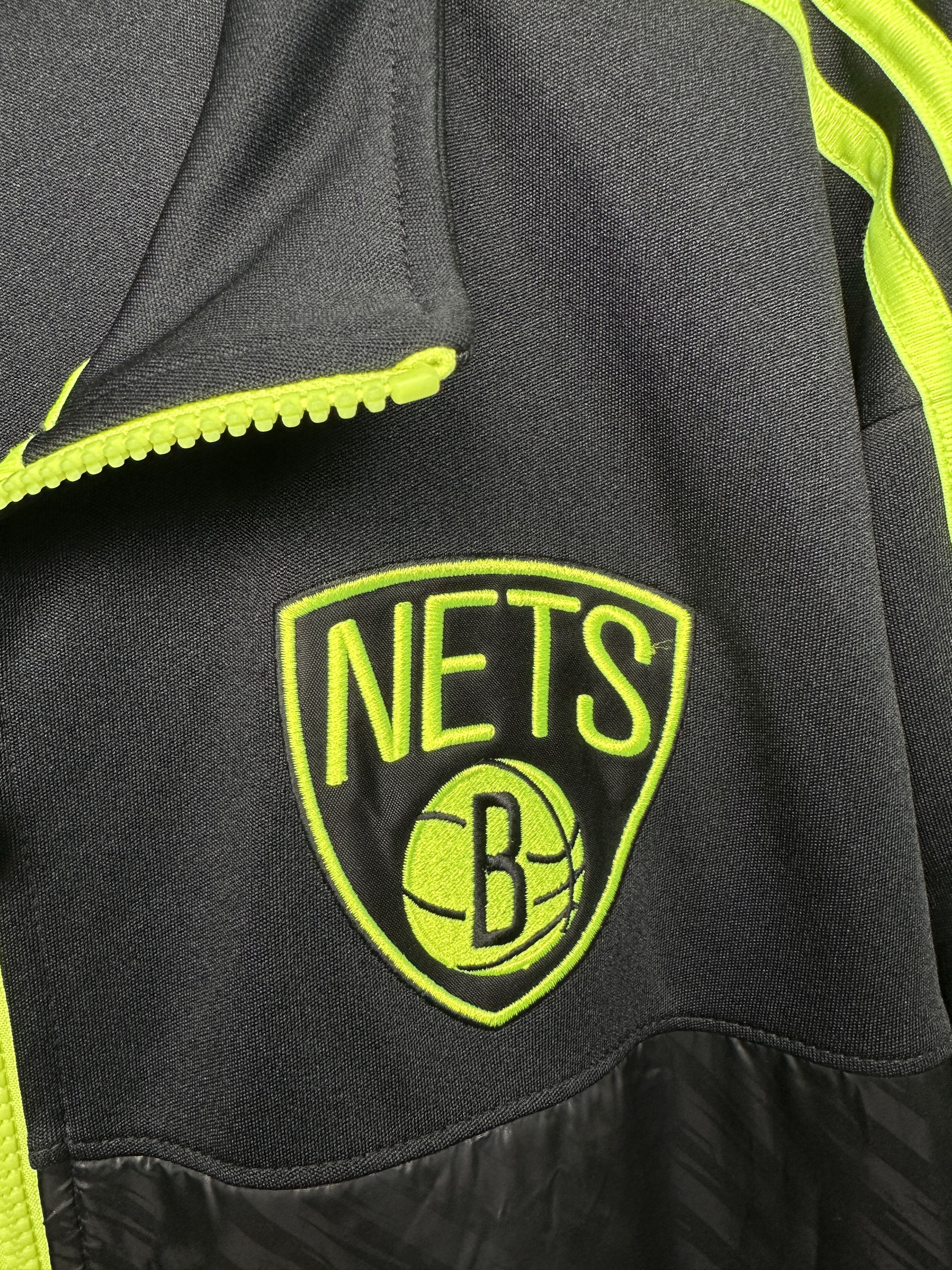 Adidas Adidas Originals NBA Brooklyn Nets Mens Track Top Jacket Size US XXL / EU 58 / 5 - 3 Thumbnail
