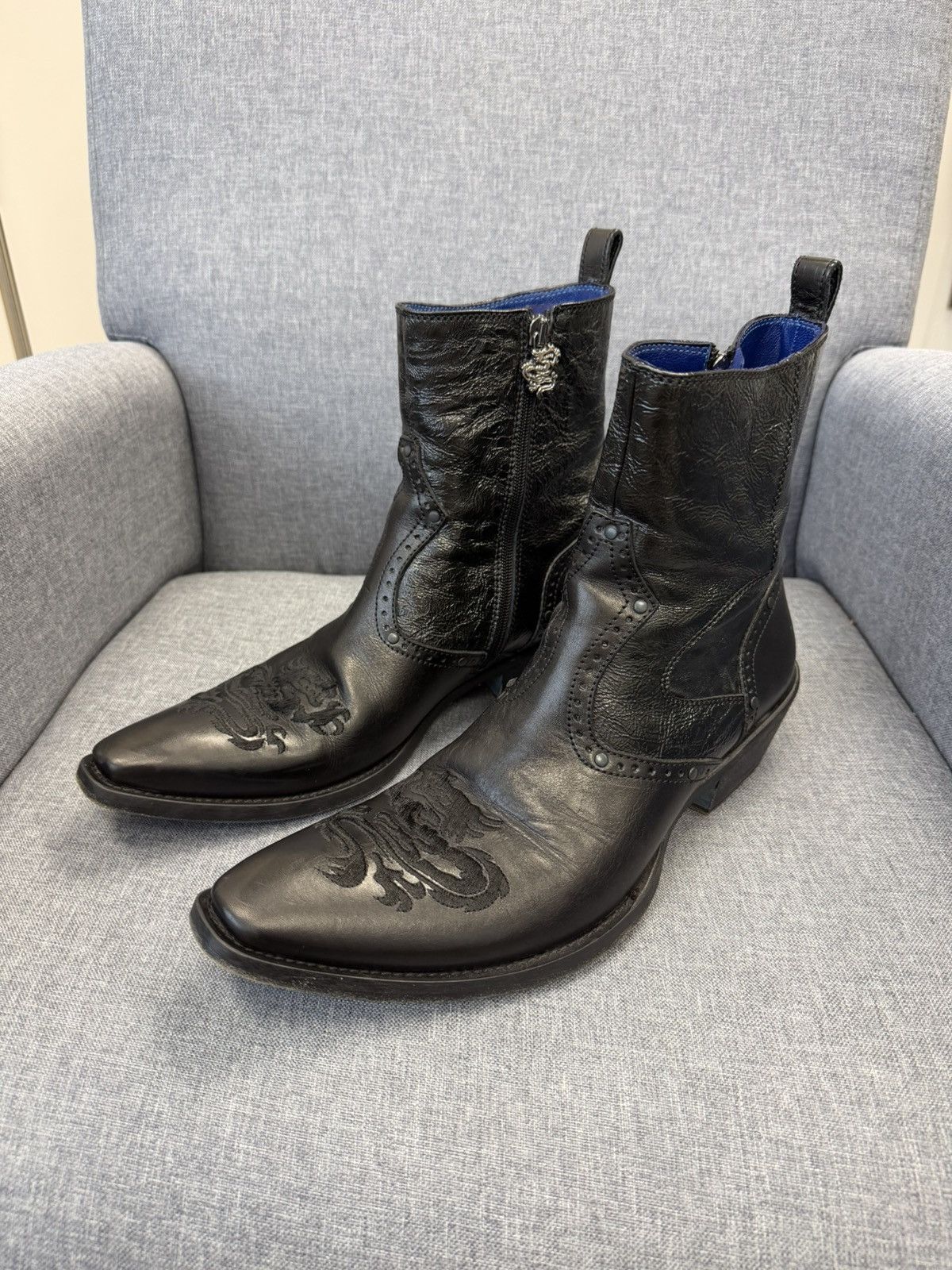 Mark Nason FINAL PRICE DROP Vintage Rocker Boots Size US 8.5 / EU 41-42 - 2 Thumbnail
