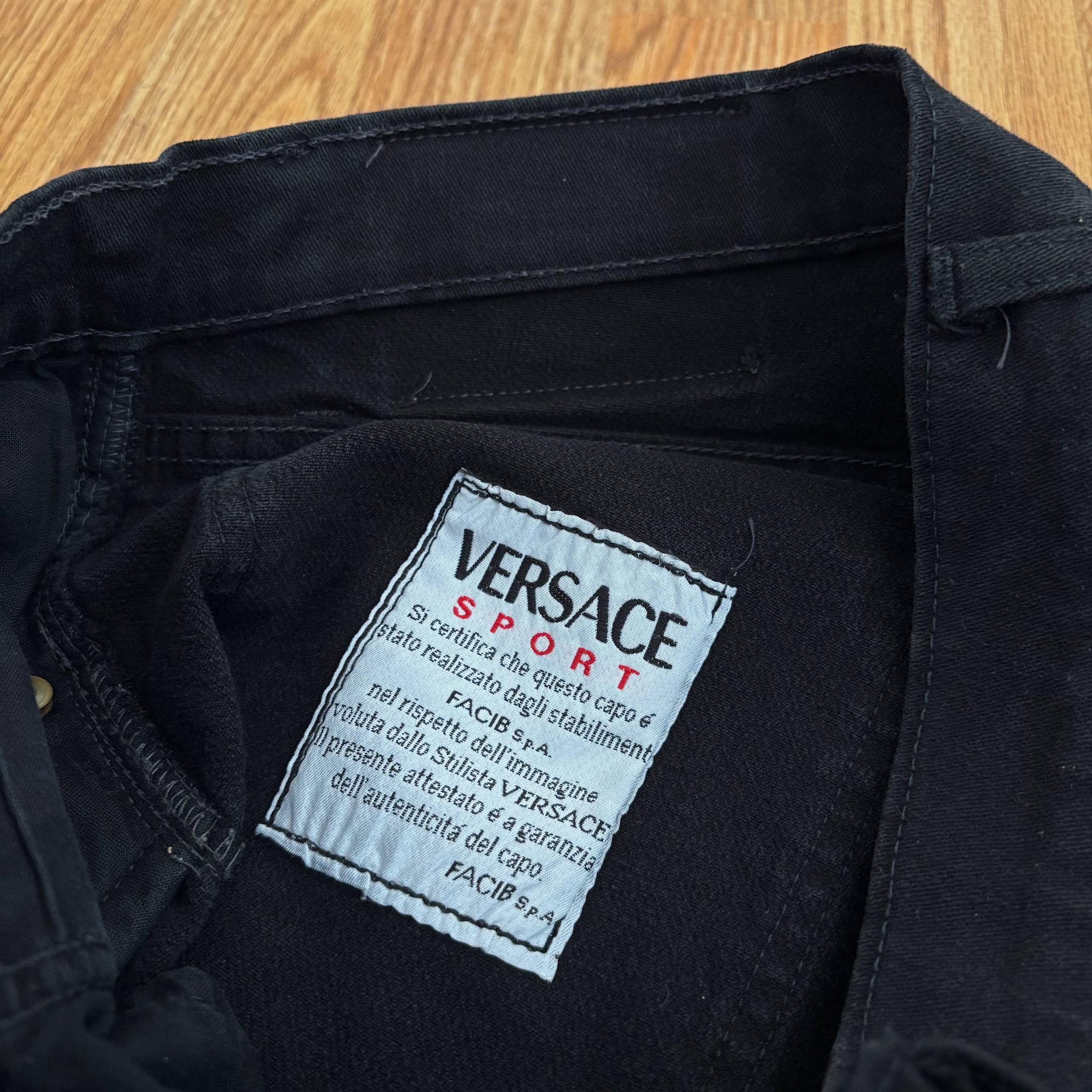 Versace Versace sport black casual jeans Size US 33 - 7 Thumbnail