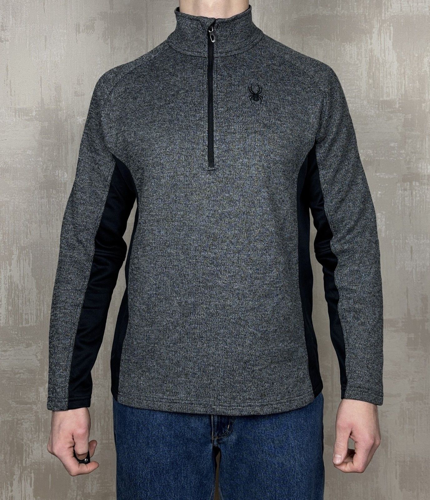 Spyder Men's Spyder Half Zip Pullover Fleece Sweater Ski Layer Size US XL / EU 56 / 4 - 2 Thumbnail