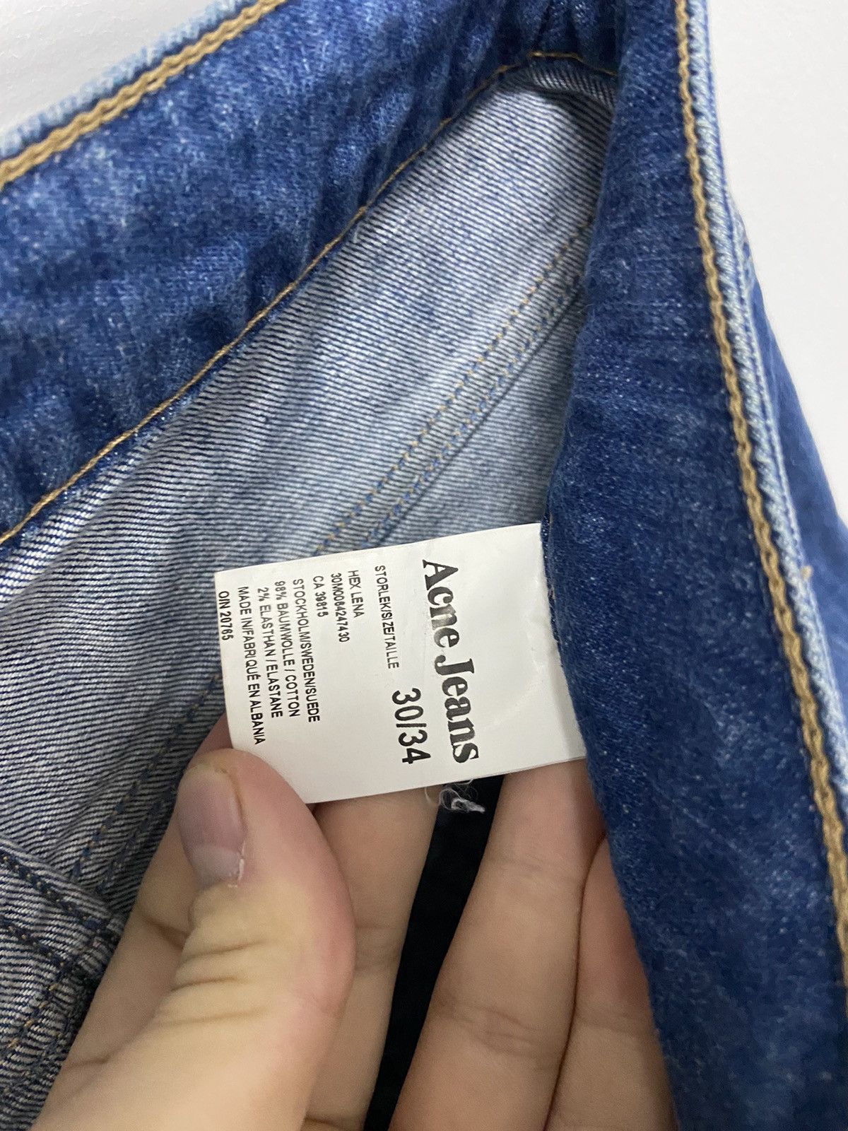 Acne Studios Acne Jeans Studios Vintage Selvedge Y2K Style Size US 30 / EU 46 - 8 Thumbnail