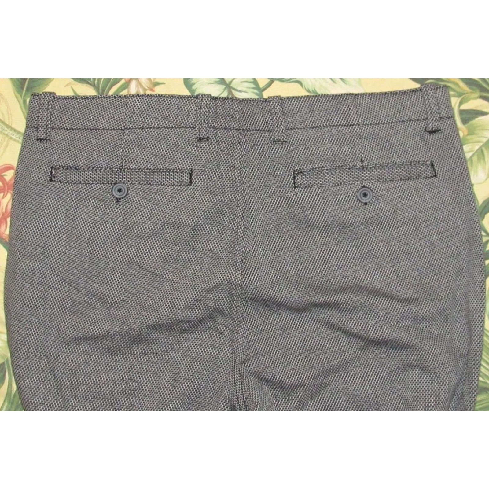 Carbon2Cobalt VINTAGE CARBON2COBALT Grey Flat Front Highly Textured Cotton Dobby Pants 35 x 33 NWOT Size US 35 - 4 Thumbnail