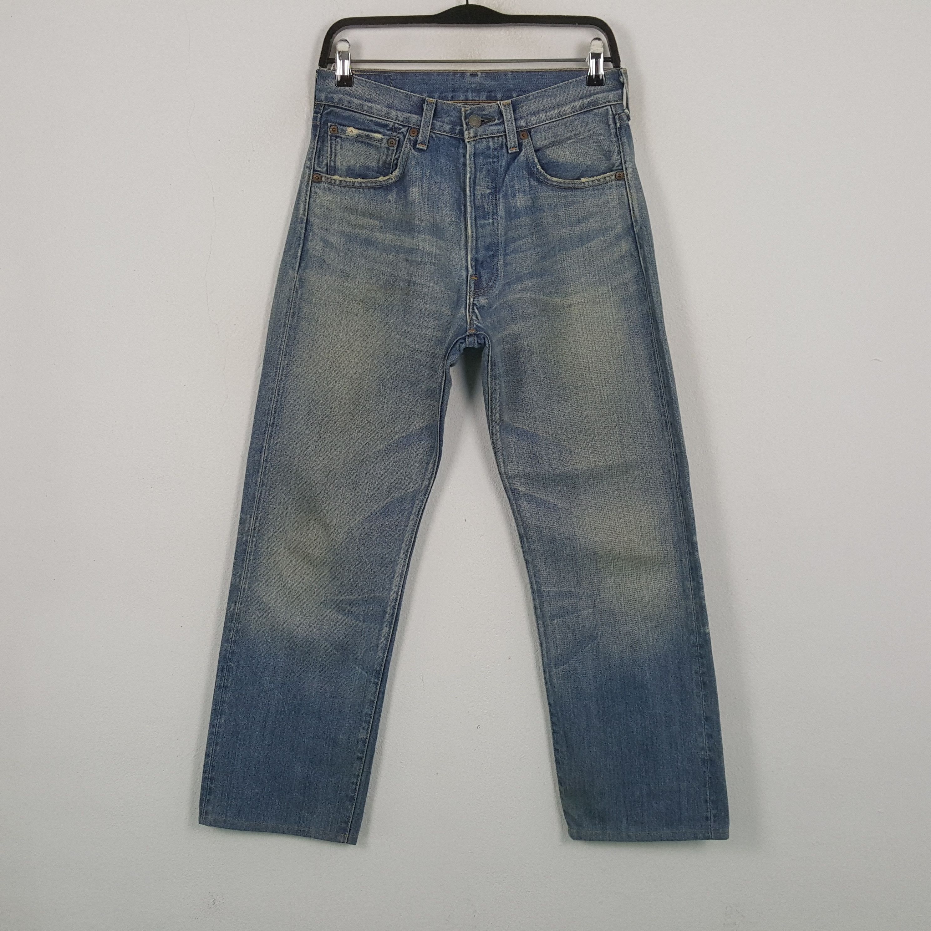 Levi's Levis Big E Selvedge Streetwear Style Jeans RR14 Size US 29 - 1 Thumbnail
