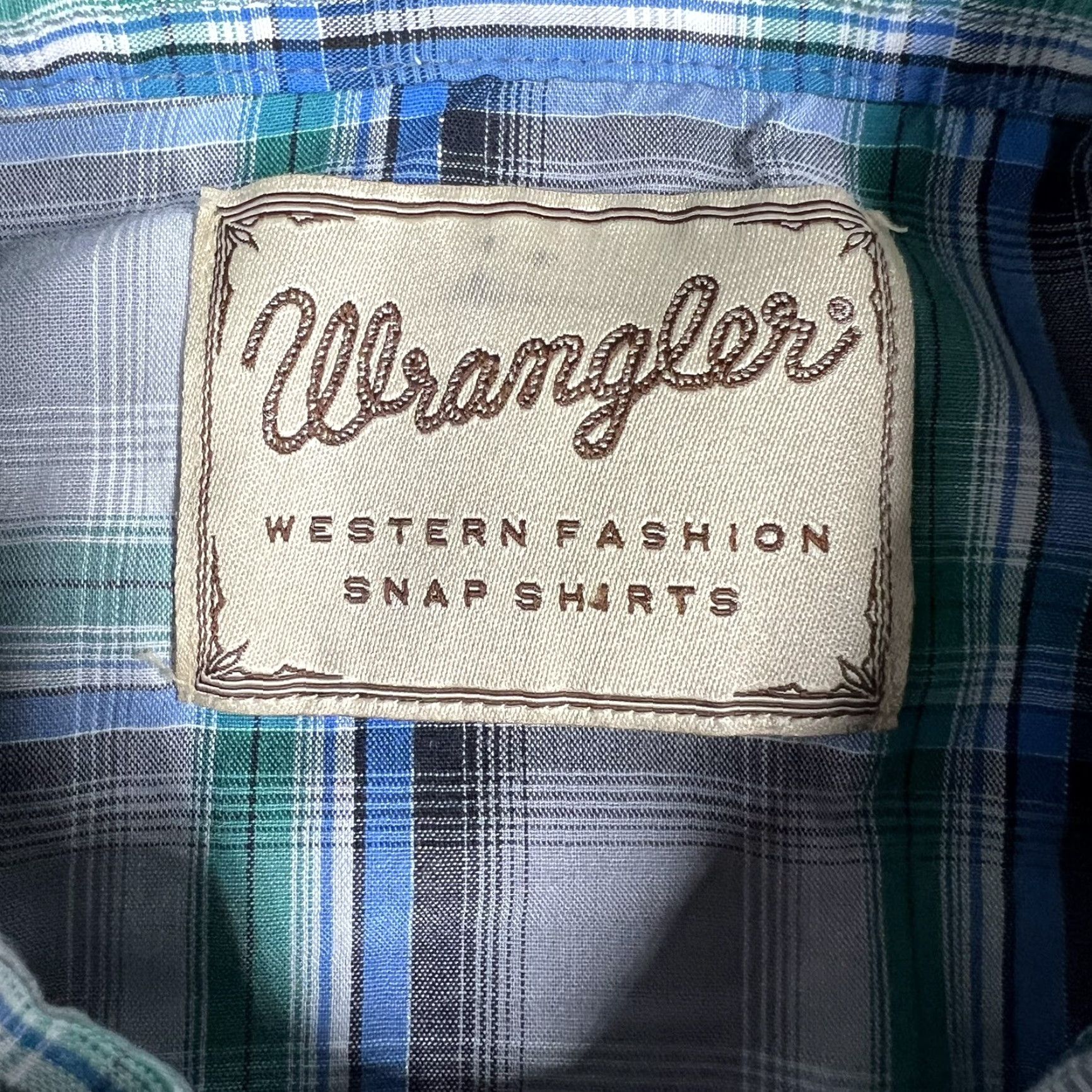 Wrangler VTG Wrangler Western Pearl Snap Shirt Mens XL Multicolor Plaid Cowboy Shirt Size US XL / EU 56 / 4 - 6 Thumbnail