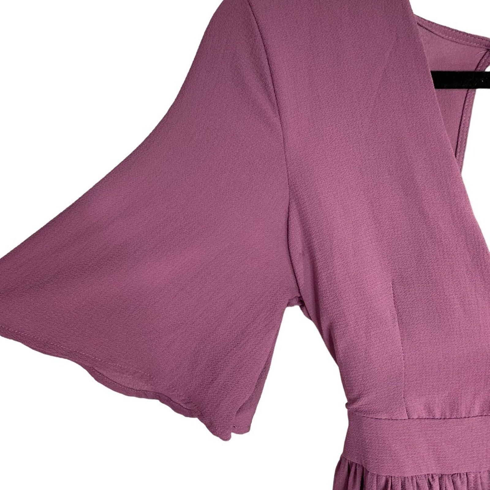 Other Haute Monde split maxi romper jumpsuit plunging neckline Size 28" / US 6 / IT 42 - 6 Thumbnail
