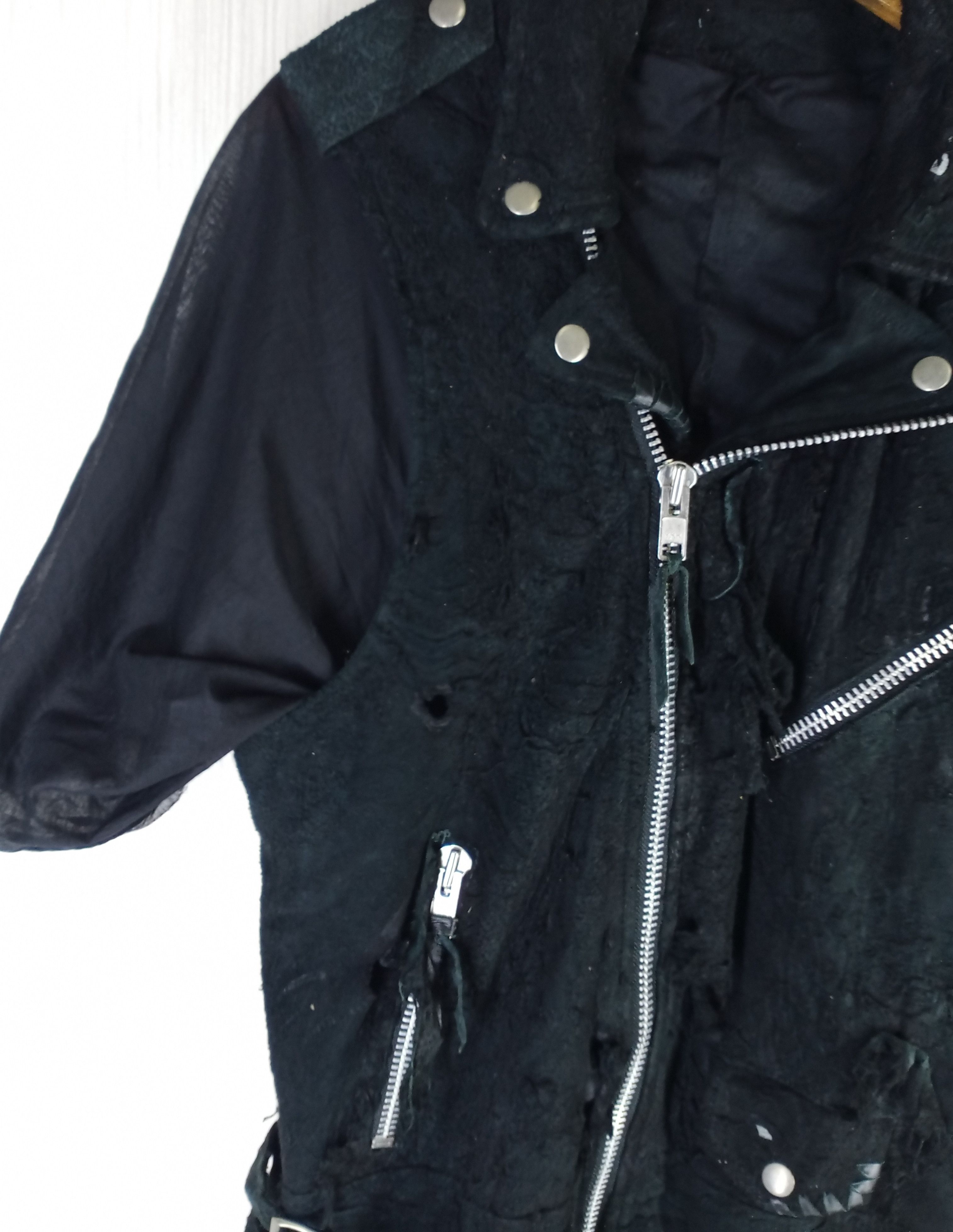 Tuesday Night Band Practice Rare Tuesday Night Band Practice Trashed Leather Jacket Size US M / EU 48-50 / 2 - 7 Thumbnail