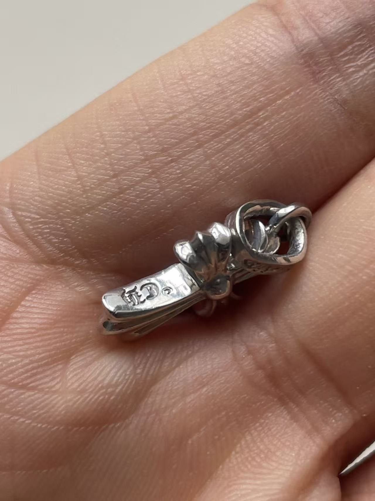 Chrome Hearts Chrome Hearts 18K Diamonds Babyfat Cross Charm Pendant Size ONE SIZE - 13 Thumbnail