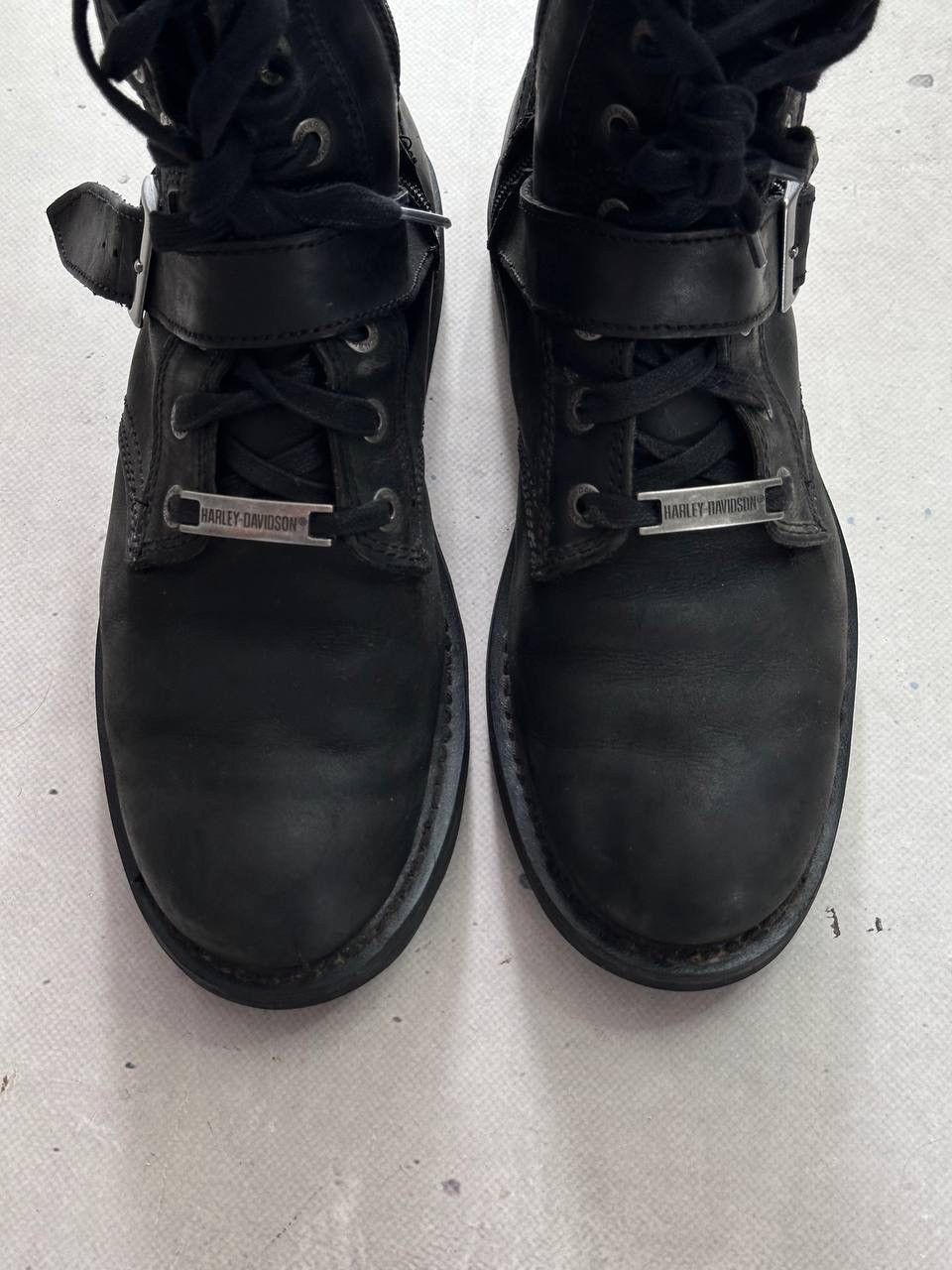 Harley Davidson Harley Davidson Engineer Biker Boots Black Leather Men EU 42 Size US 9 / EU 42 - 6 Thumbnail
