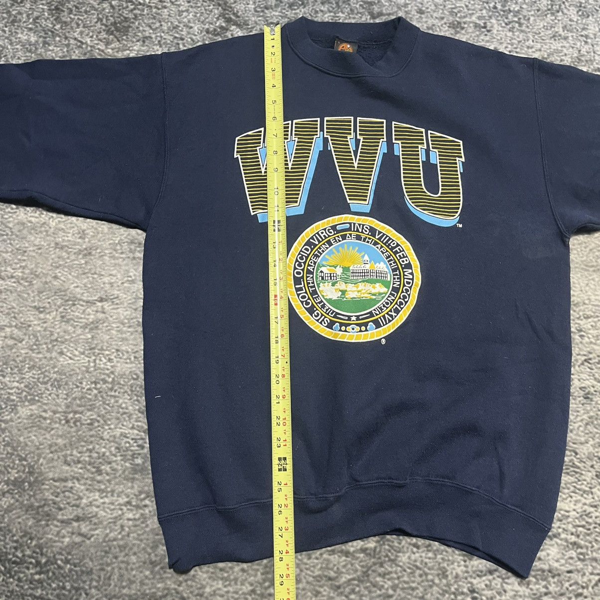 Vintage Vintage 90s West Virginia University Crewneck Sweatshirt Size US L / EU 52-54 / 3 - 9 Thumbnail