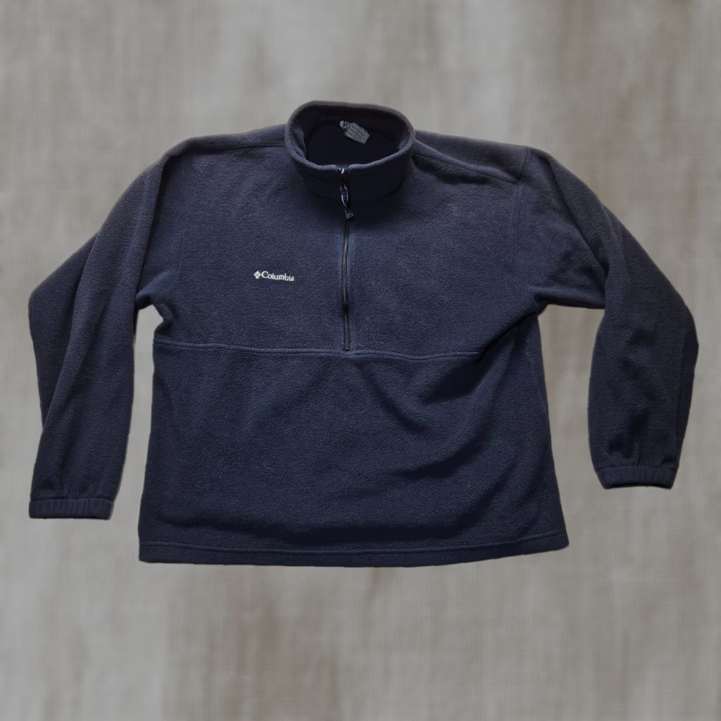 Vintage Columbia Jacket - Fleece Full Zip Adult XL Womens Blue Columbia Logo University Theme 90s? (No, must use original words only; avoid adding new info) Size XL / US 12-14 / IT 48-50 - 1 Thumbnail