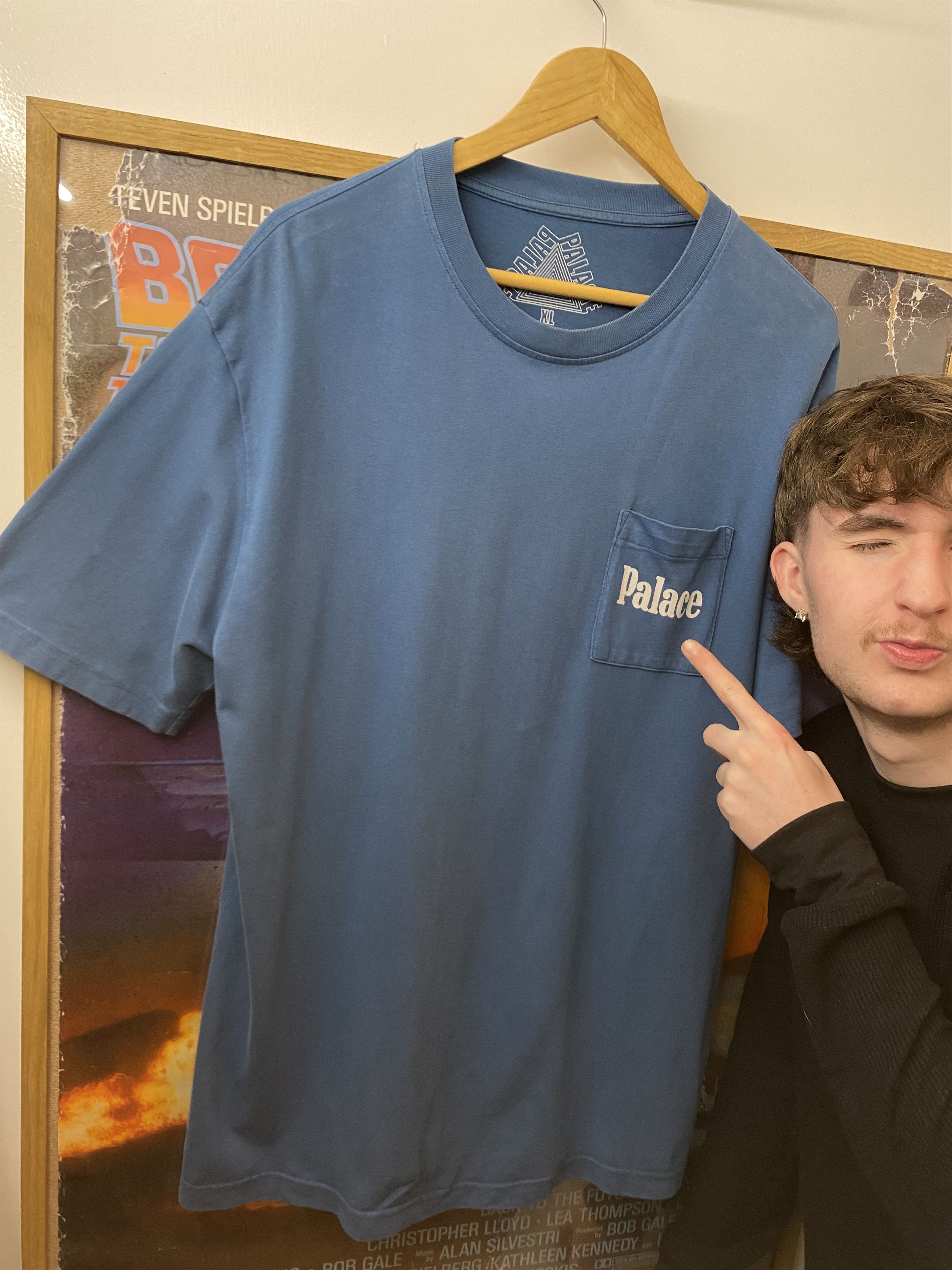 Palace SS2022 Palace Saves Marlboro Man Cowboy Parody Pocket Tee Size US XL / EU 56 / 4 - 4 Thumbnail