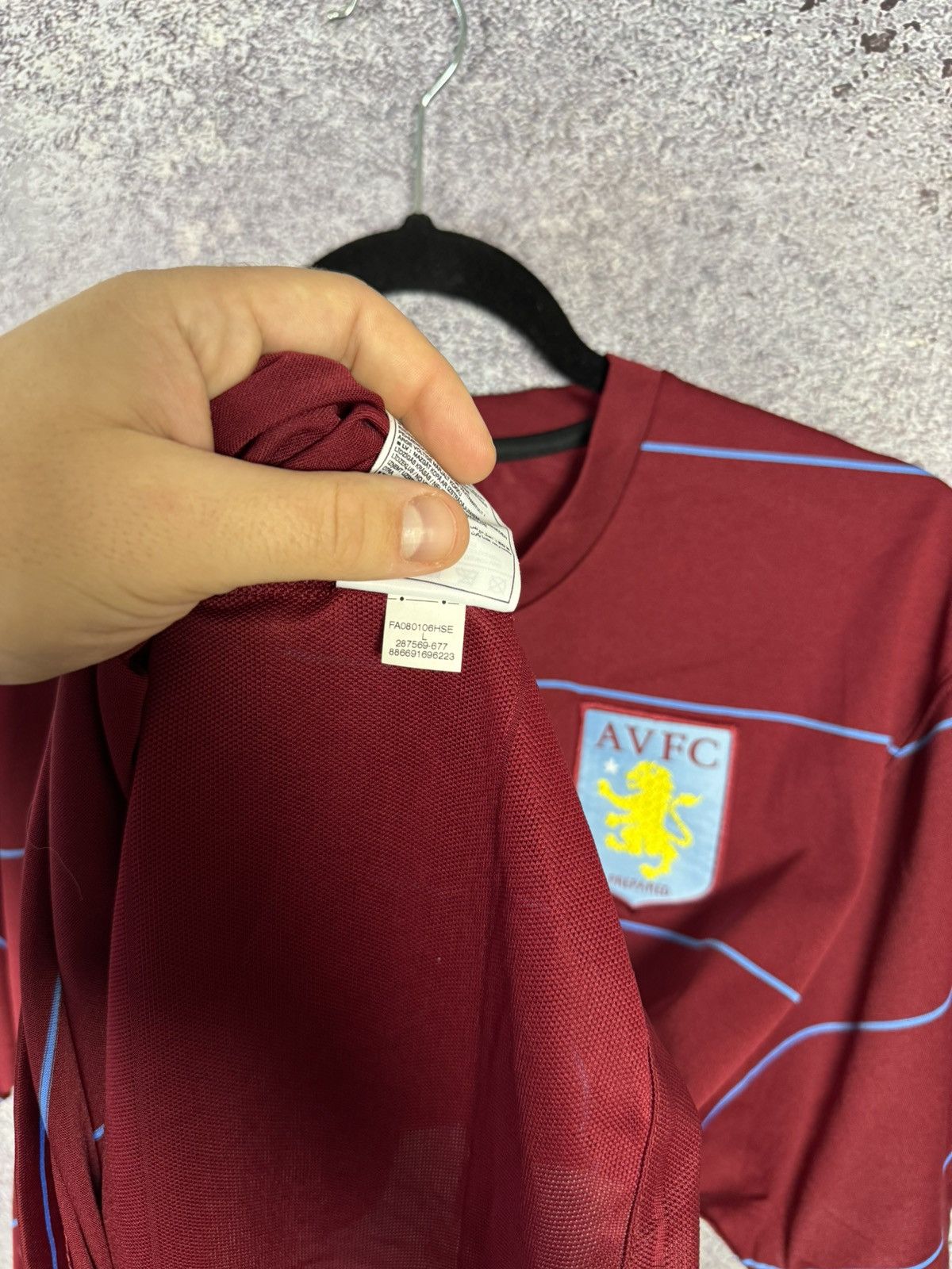Nike × Vintage Vintage Aston Villa 2006 Nike Training Pre-Match Jersey Size US L / EU 52-54 / 3 - 11 Thumbnail