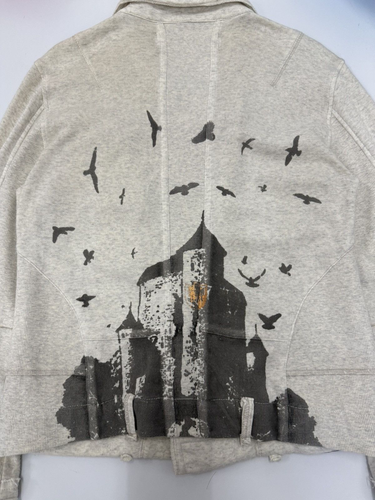 In The Attic 🔥 ANARCHISM LAGUST GOTHIC CROPED SWEAT JACKET Size XS / US 0-2 / IT 36-38 - 16 Thumbnail