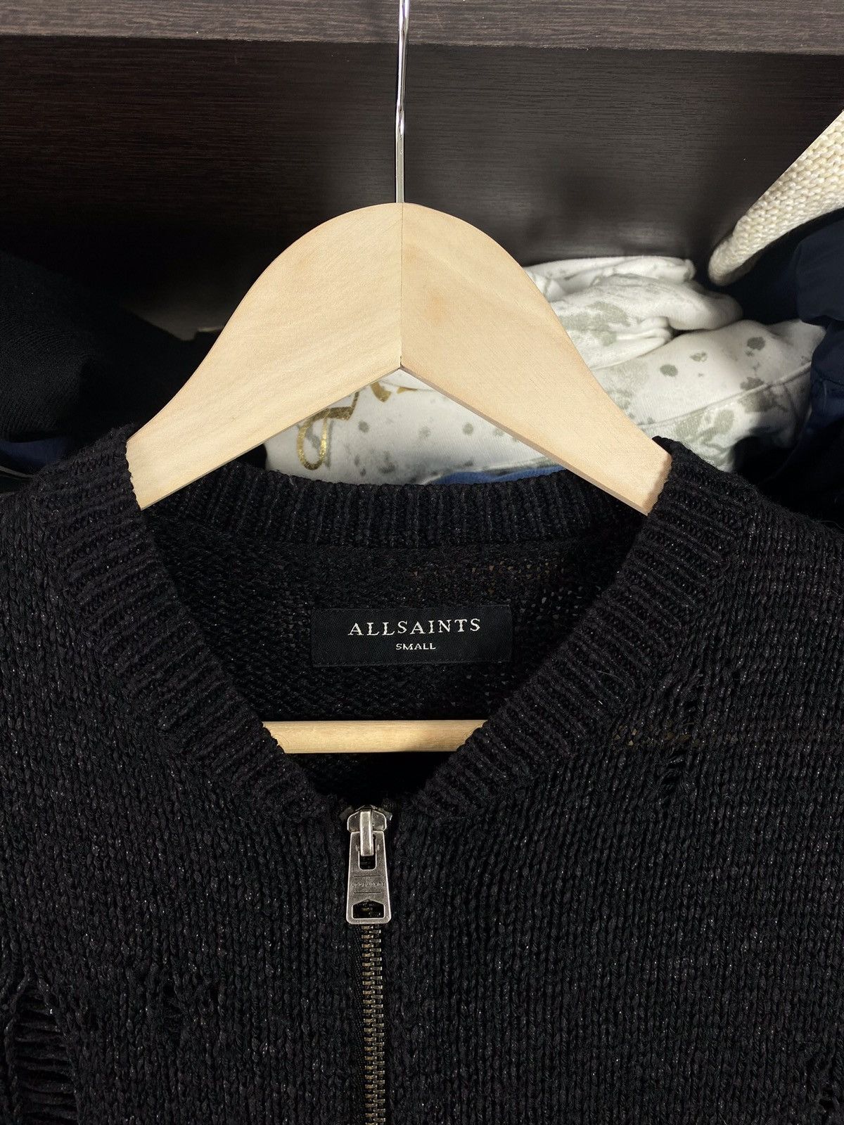 Allsaints × Designer Allsaints Heavyweight Knit Fisherman Japan Style Y2K Sweater Size US S / EU 44-46 / 1 - 5 Thumbnail