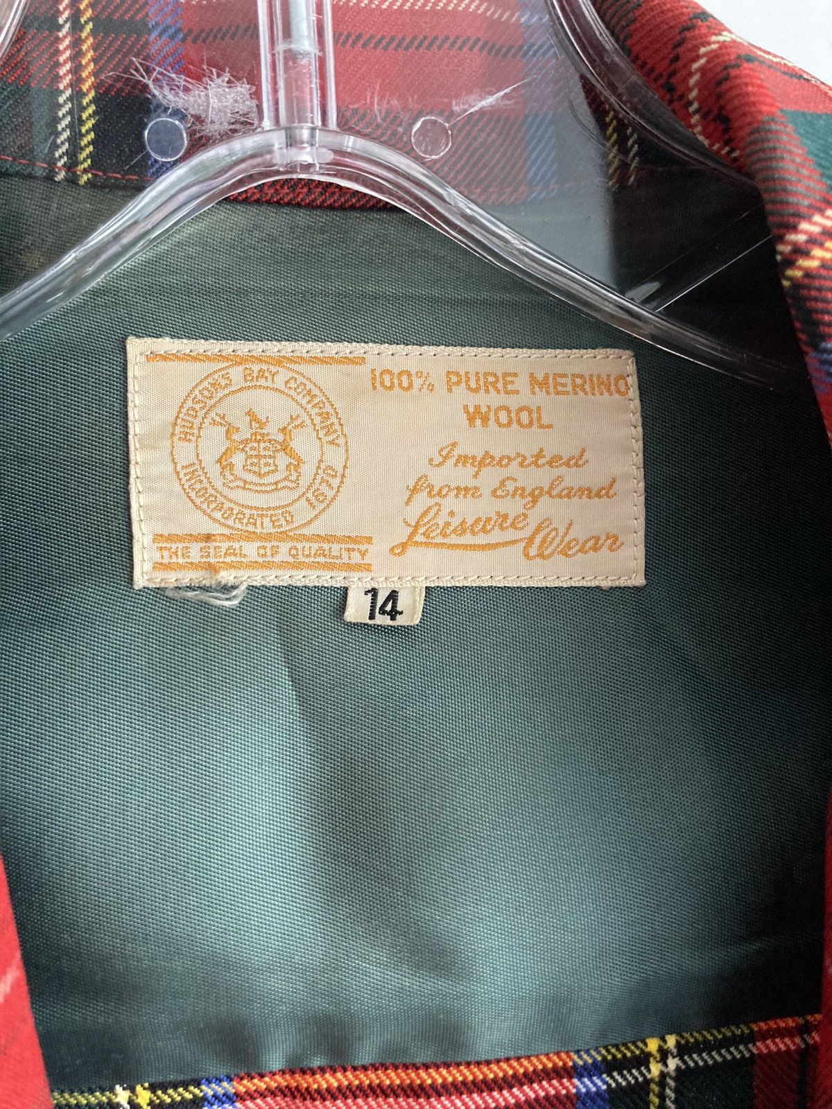 Hudsons Bay × Vintage Very Rare Hudson’s Bay Company Merino Wool Plain Jacket Size XL / US 12-14 / IT 48-50 - 2 Thumbnail