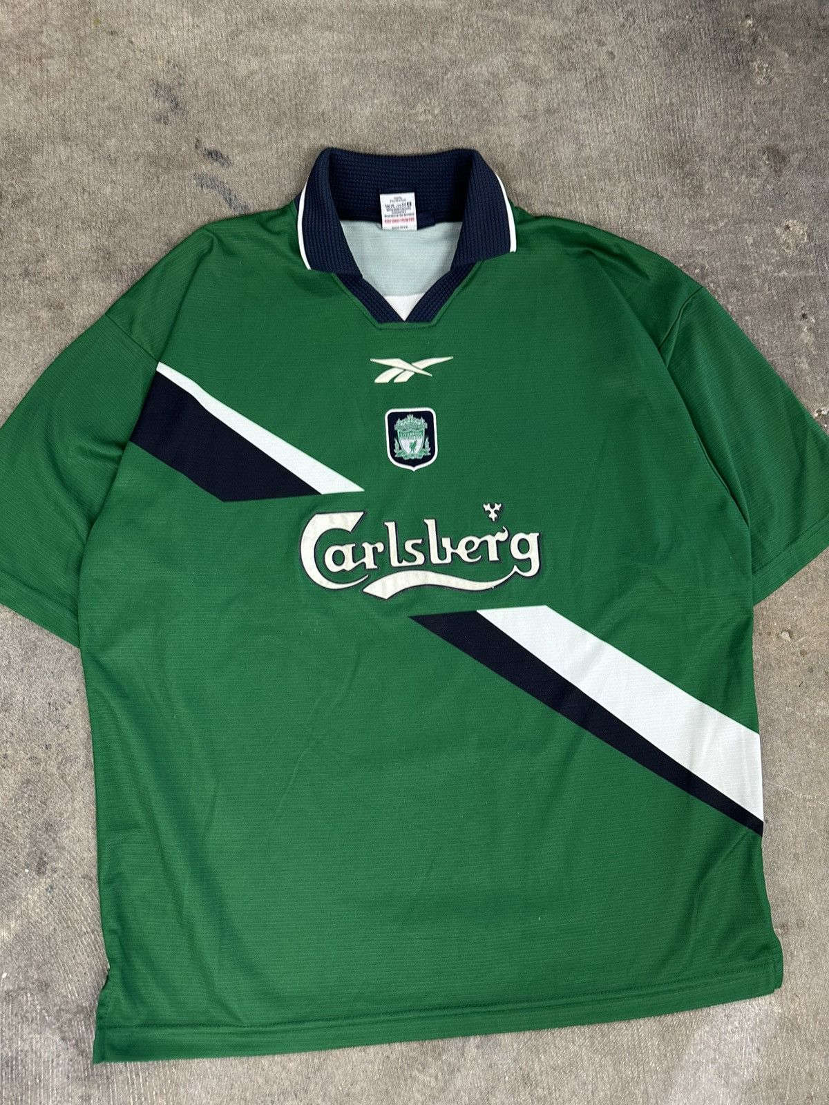 Reebok 99-00 Liverpool FC Soccer Jersey Kit Away RARE