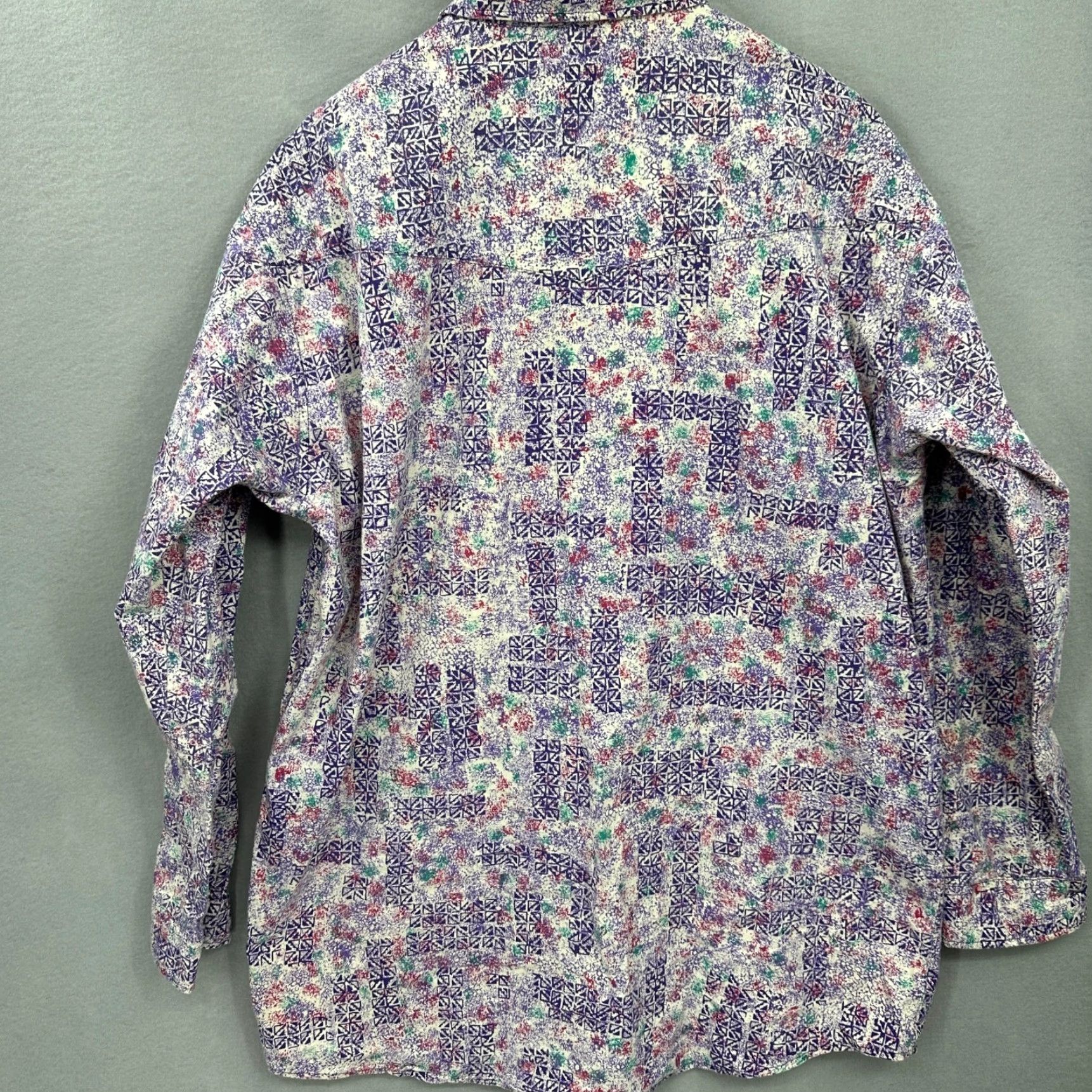 CO VINTAGE Western Plains Trading Co Shirt Mens XL Tall Purple Cowboy Rodeo Y2k 90s Size US XL / EU 56 / 4 - 6 Thumbnail