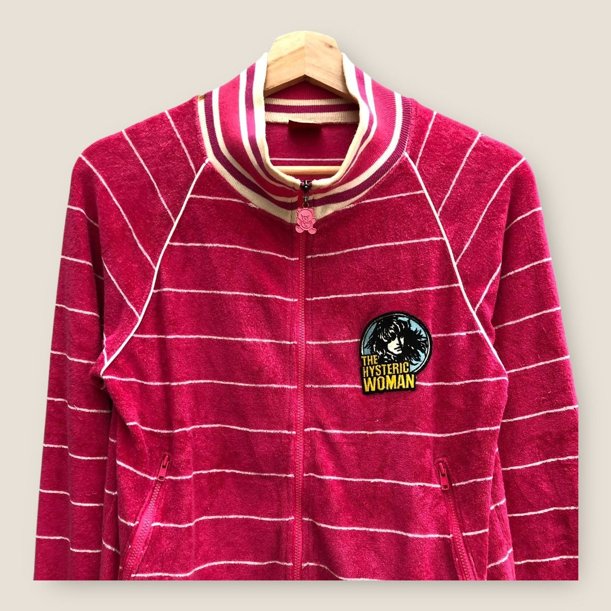 Hysteric Glamour Vintage 80s THE HYSTERIC WOMAN Patch Logo sweaters Size S / US 4 / IT 40 - 4 Thumbnail