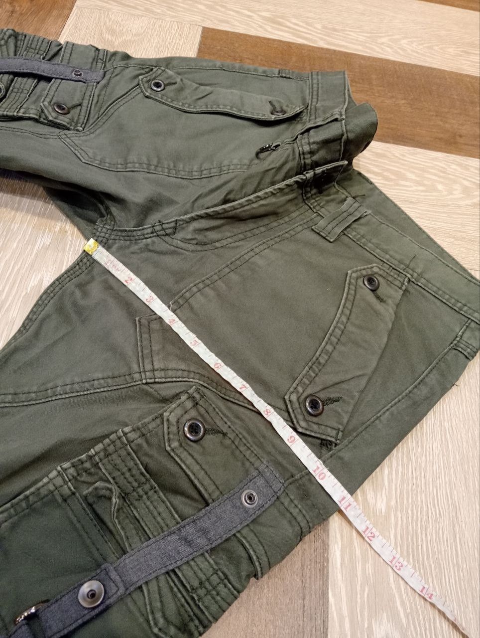 HIDEAWAYS JAPANESE HIDEAWAYS NICOLE MULTIPOCKET BANDAGE FLARED PANTS Size US 35 - 18 Thumbnail