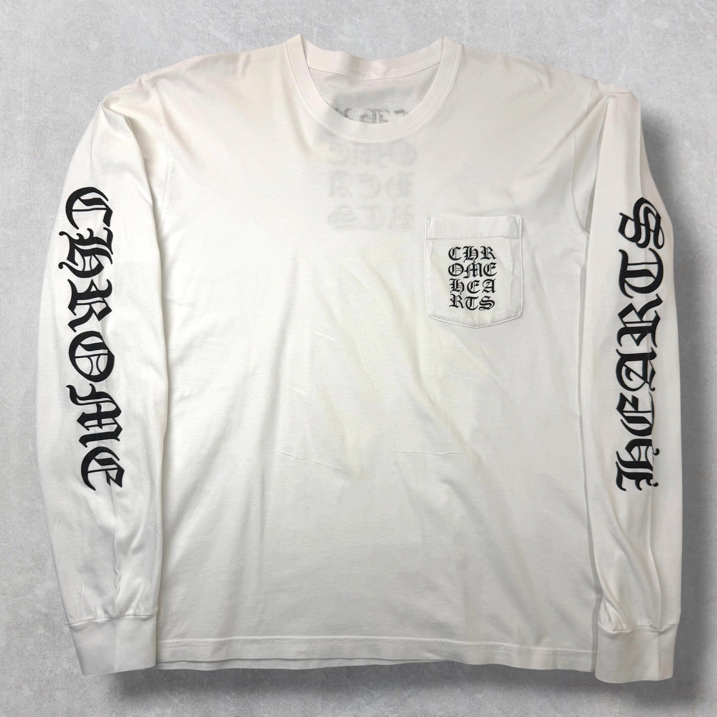 Chrome Hearts Chrome Hearts Vertical White L/S L Size US L / EU 52-54 / 3 - 1 Thumbnail