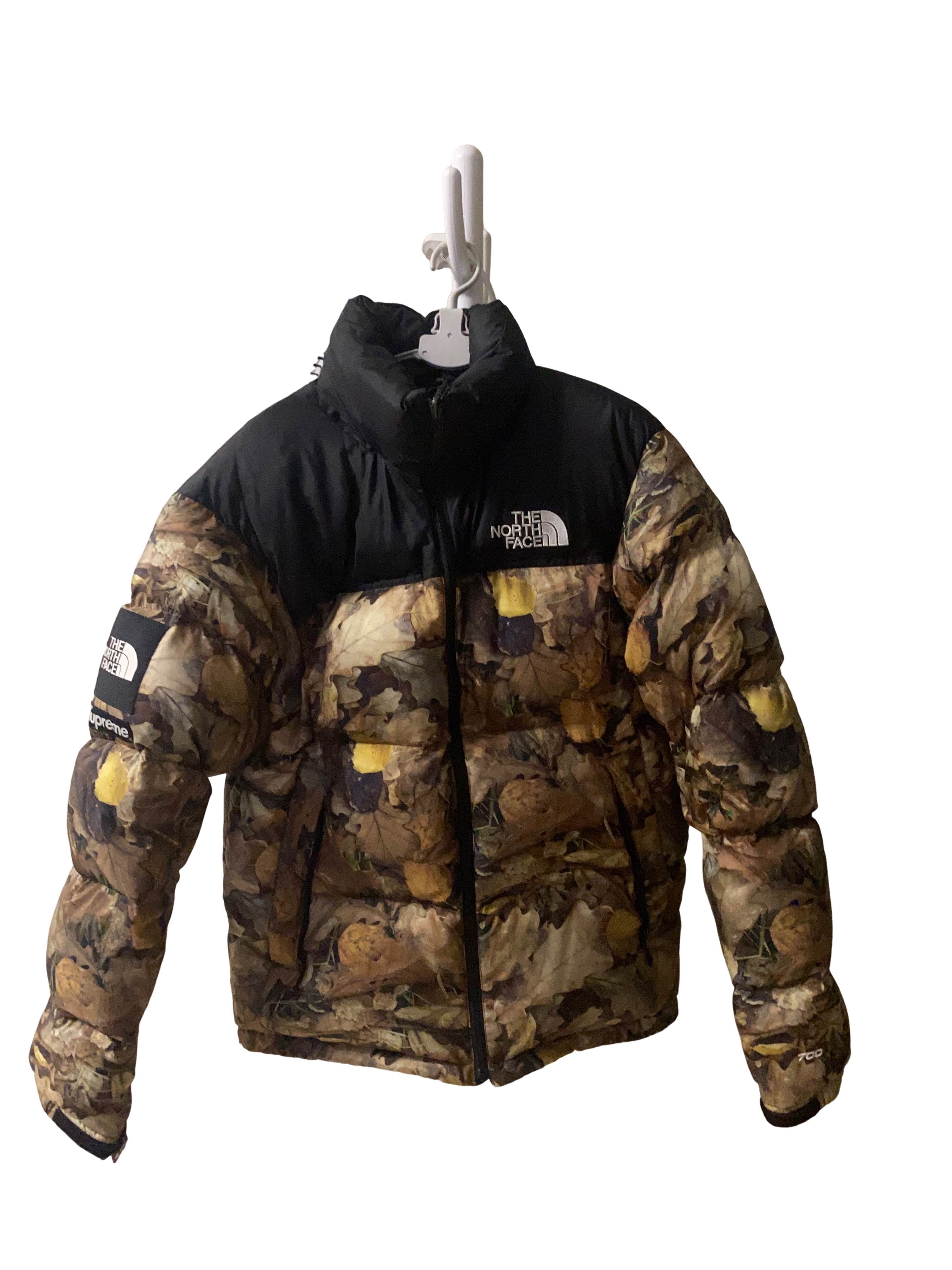 Supreme The North Face Leaves Nuptse Jacket | Grailed
