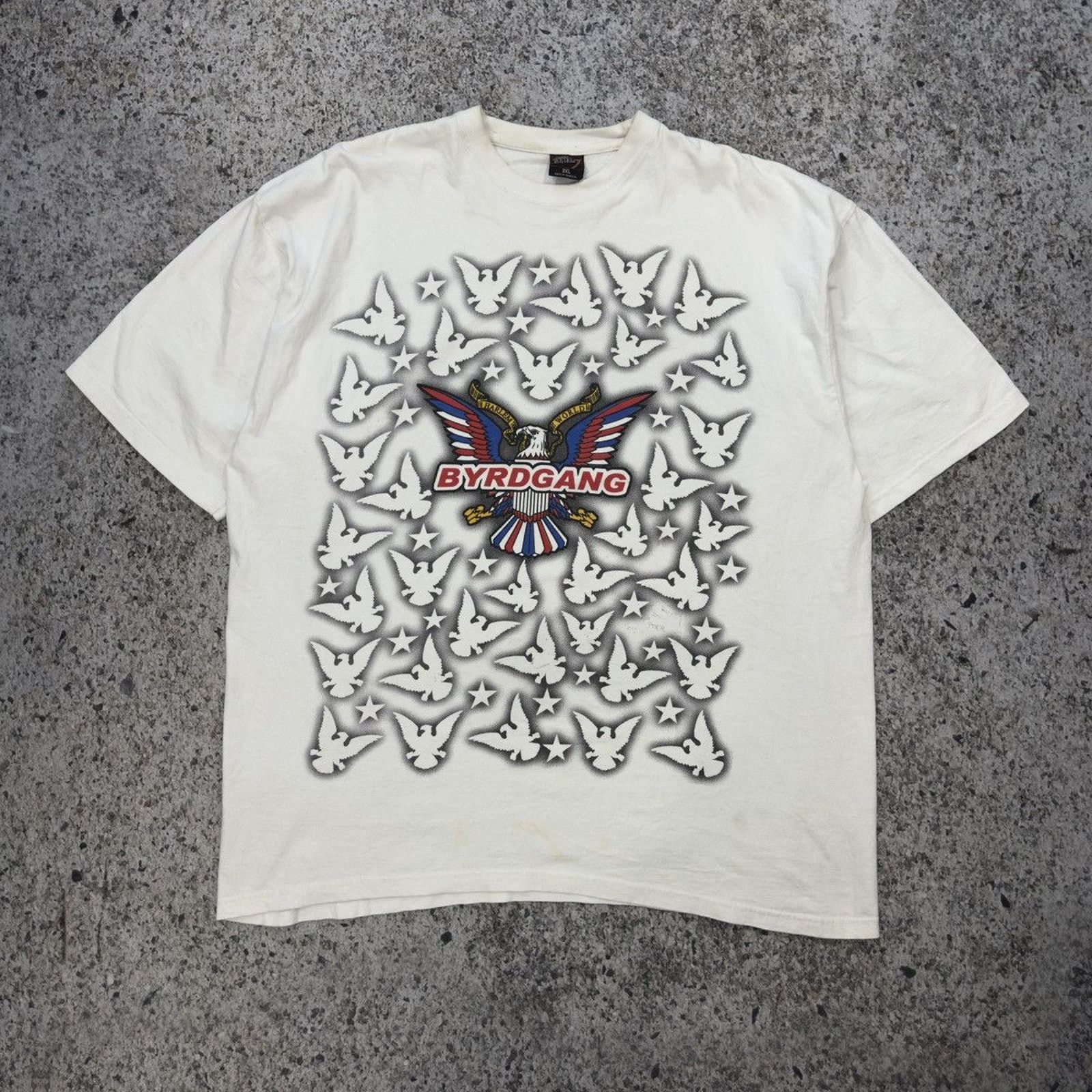 Rap Tees Thrashed Faded Diplomats Rap Tee ERD Grunge Chrome Size US XXL / EU 58 / 5 - 1 Thumbnail