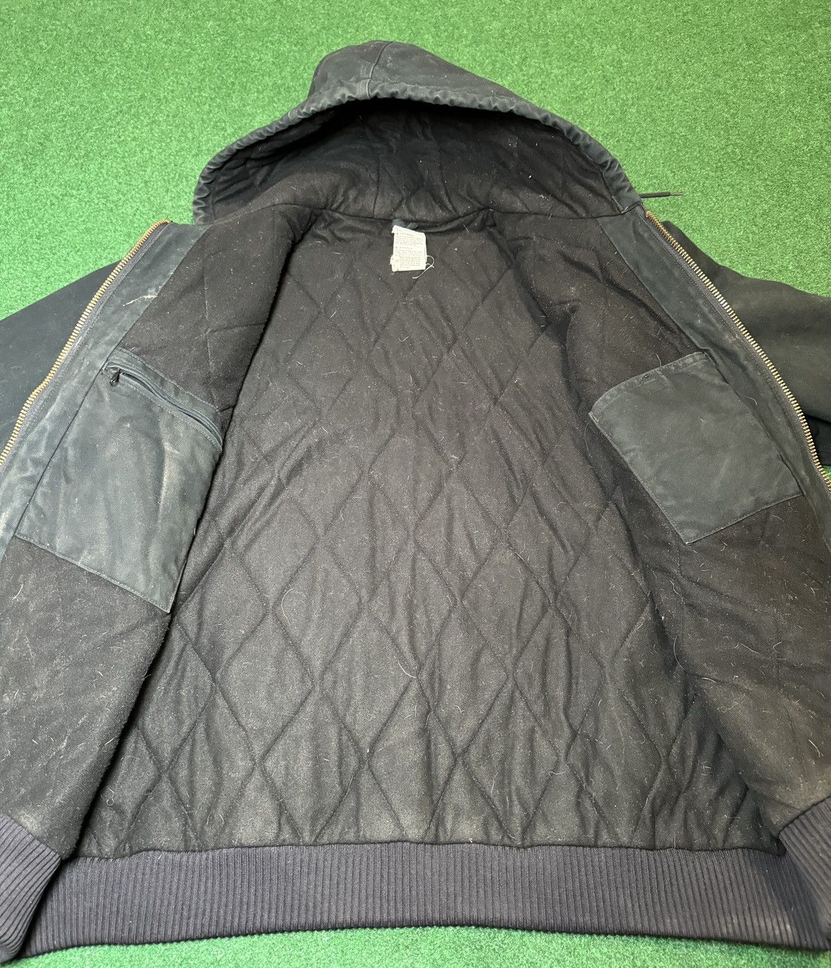 Carhartt × Vintage Vintage 90s Carhartt Quick Duck Black Detroit J01 J97 Jacket Size US XXL / EU 58 / 5 - 4 Thumbnail