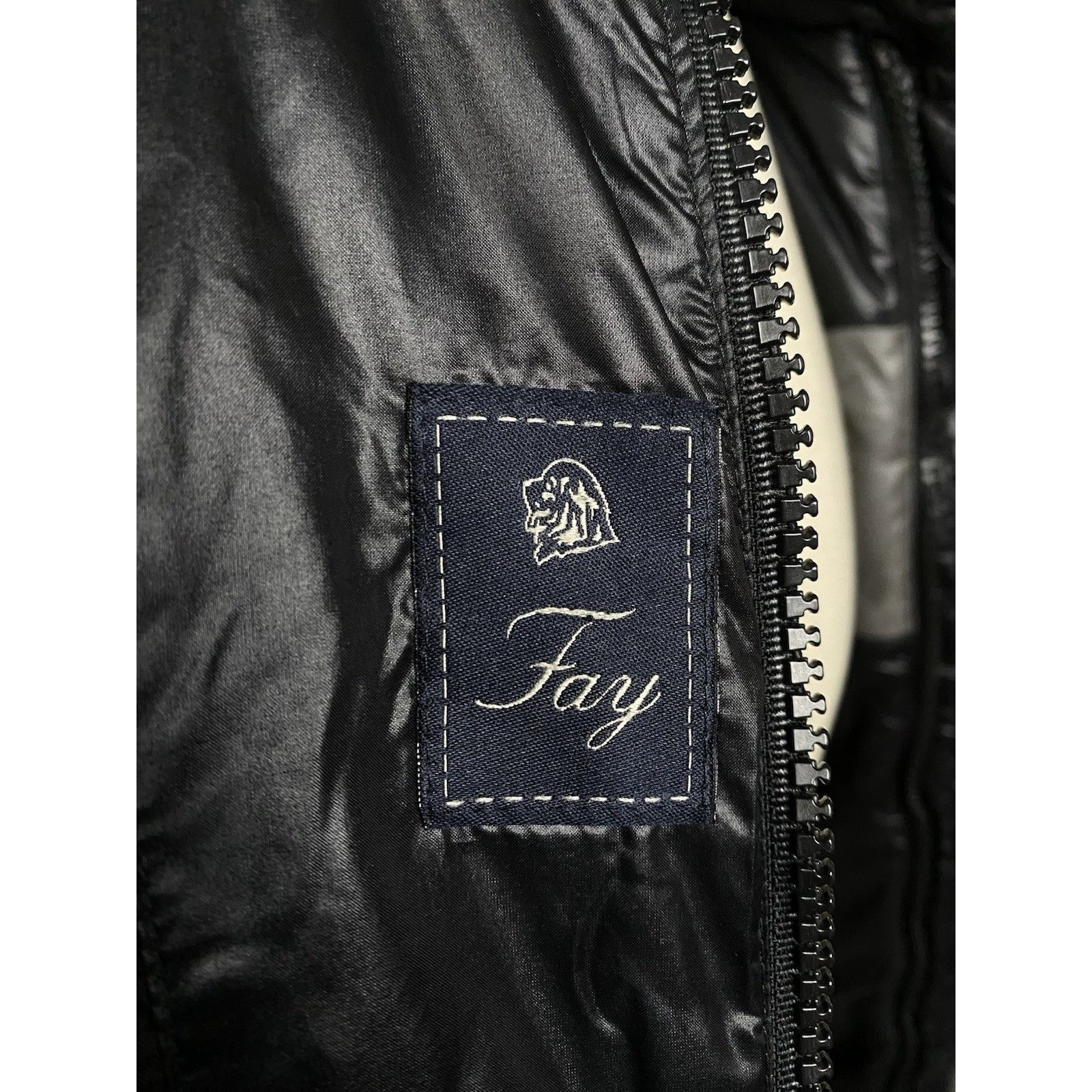 Fay Fay Men's Black Padded Insulated Quilted Jacket Size L Size US L / EU 52-54 / 3 - 12 Thumbnail