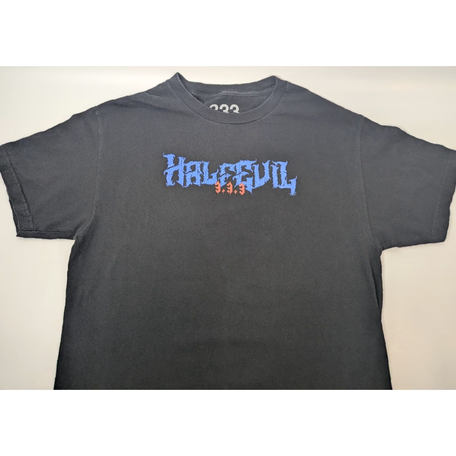 Half Evil 333 Half Evil Shirt L Black Logo Crew Neck Short Sleeve Men T-Shirt Hip Hop Music Streetwear Size US L / EU 52-54 / 3 - 2 Thumbnail