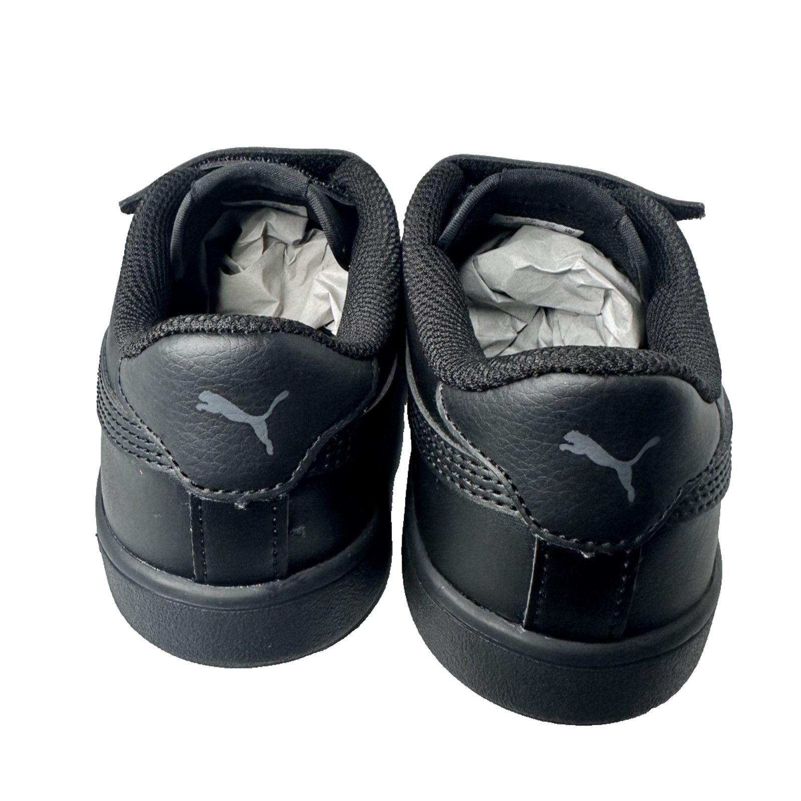 Puma PUMA Toddler kids Smash V2 L V PS Black Leather Sneakers Size US 4 / IT 34 - 6 Thumbnail