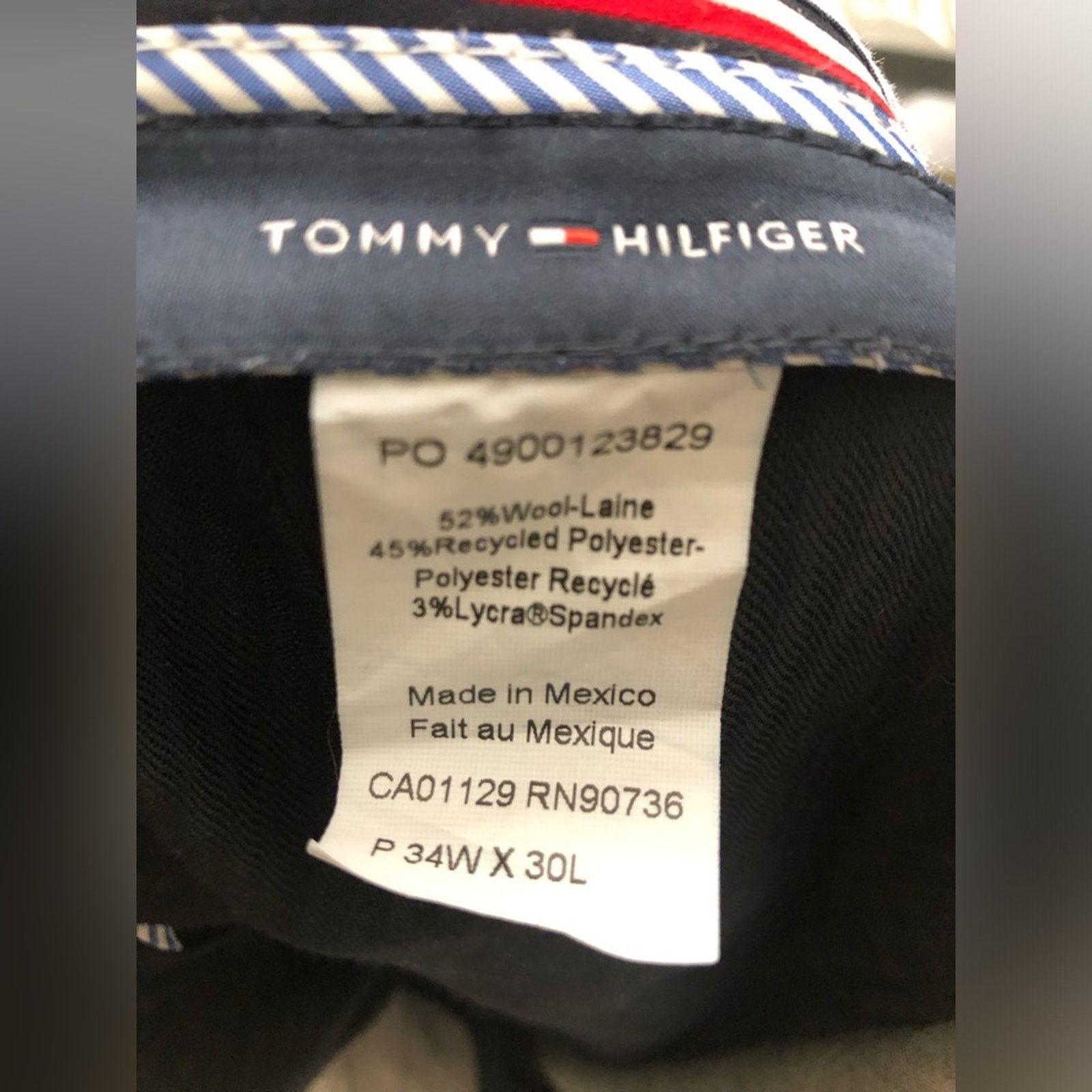 Tommy Hilfiger Men’s Tommy Hilfiger Flex Stretch Pants—34Wx30L— Gray Size US 34 / EU 50 - 2 Thumbnail