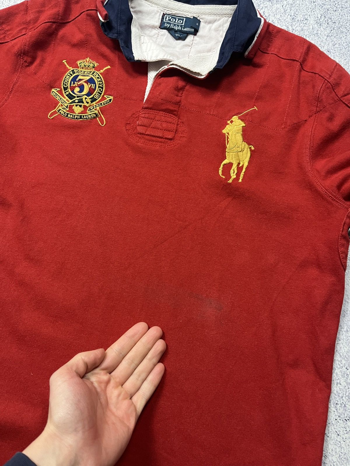 Polo Ralph Lauren Vintage Polo Ralph Lauren #3 RRL Rugby Shirt Longsleeve Y2k Size US L / EU 52-54 / 3 - 6 Thumbnail