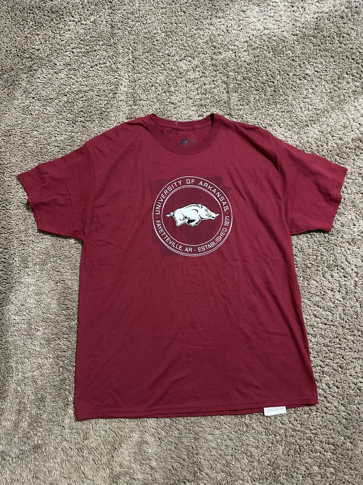 NCAA Vintage NCAA Arkansas University shirt 00s size Xl Size US XL / EU 56 / 4 - 1 Thumbnail