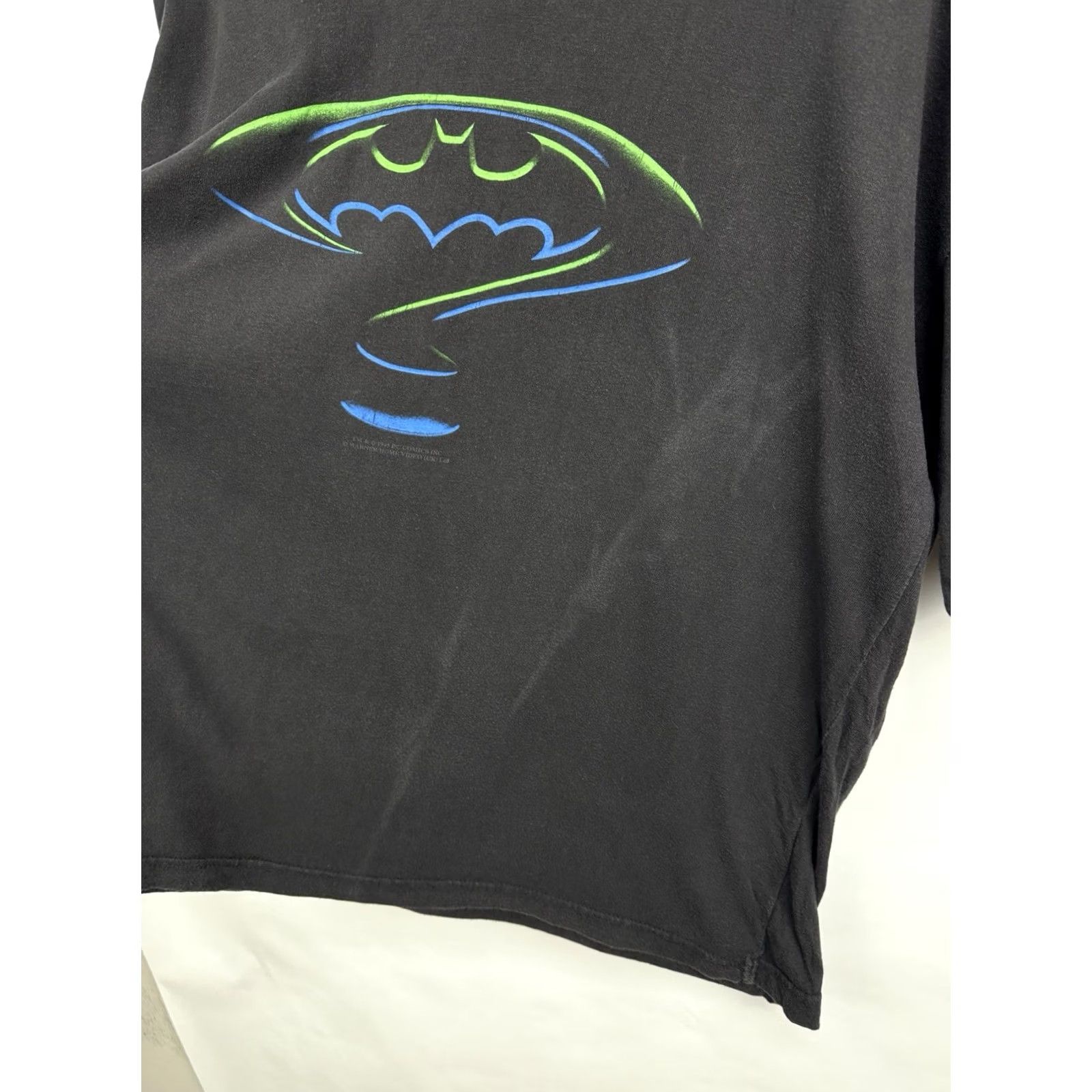 Vintage VINTAGE Batman The Dark Knight Joker T-Shirt DC Comics Shirt XL Men Black 1995 Size US XL / EU 56 / 4 - 7 Thumbnail