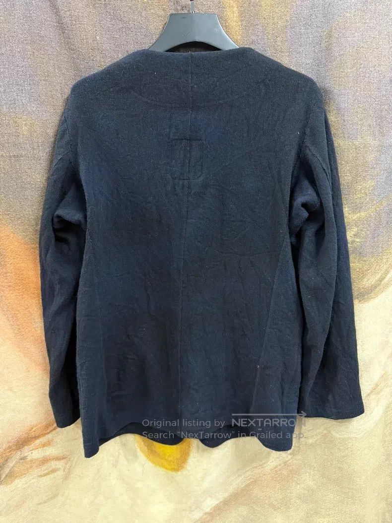 Yohji Yamamoto YOHJI YAMAMOTO Dyed Wool Cardigan Size US M / EU 48-50 / 2 - 7 Thumbnail