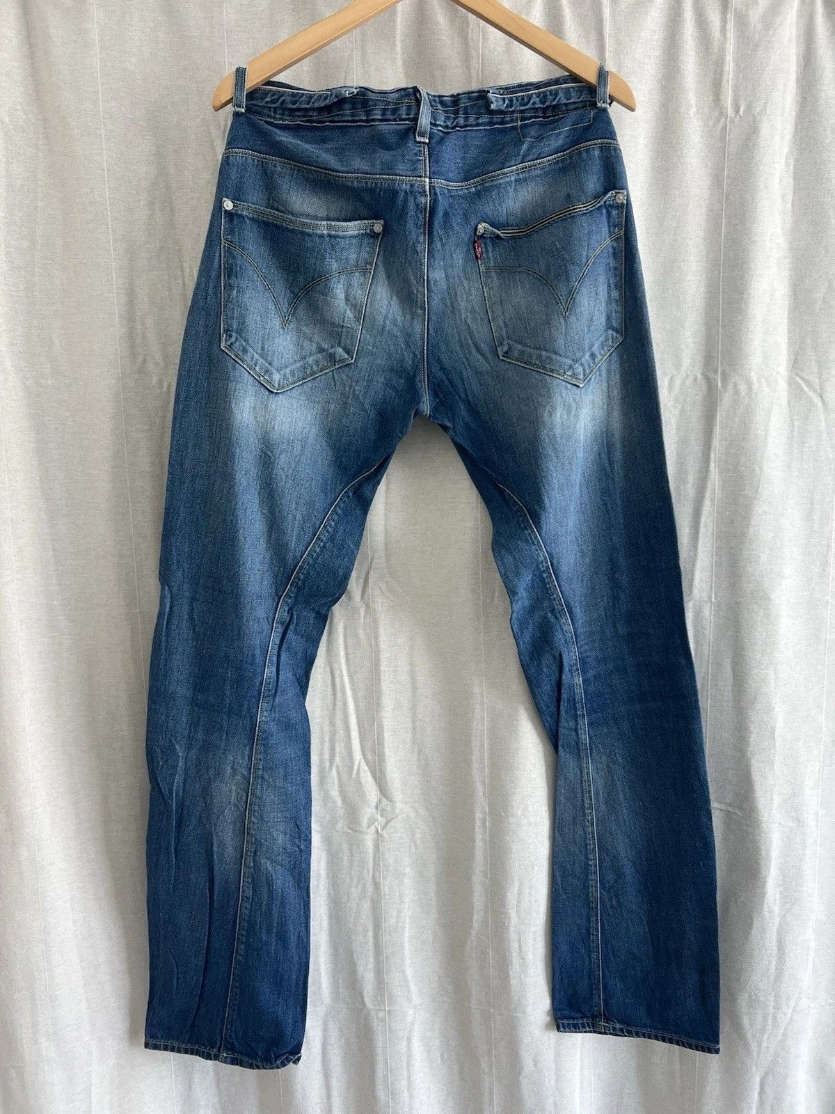 Levi's Levis Engineered Jeans Buckleback Tag W33 Actual 32x33.5 Size US 33 - 7 Thumbnail