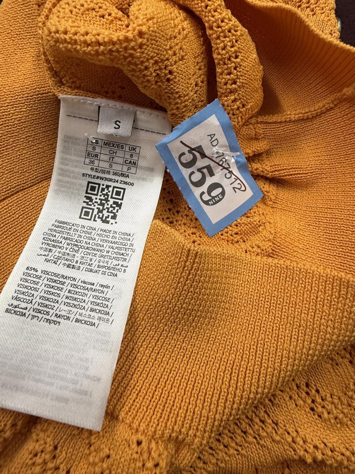 Guess Guess Orange Patterned Knit Sweater Size S Size S / US 4 / IT 40 - 2 Thumbnail