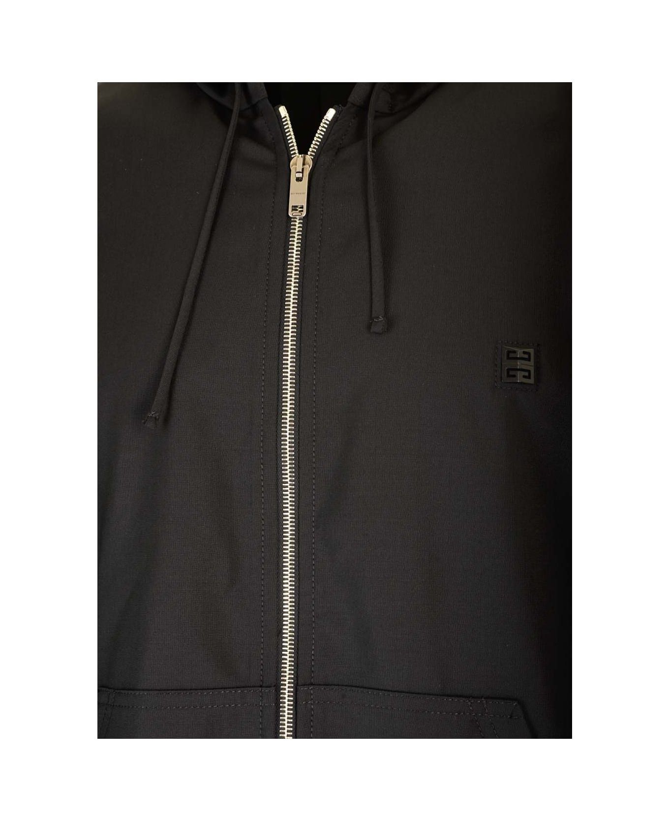 Givenchy o1n1vont0326 1952 Zipped Hoodie in Black Size US M / EU 48-50 / 2 - 4 Thumbnail