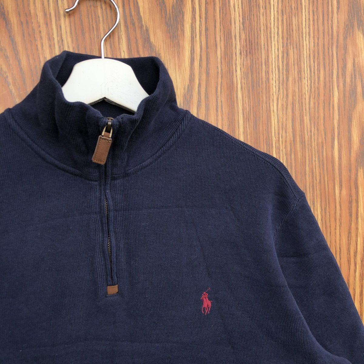 Polo Ralph Lauren Vintage Polo Ralph Lauren Half Zipper Turtleneck Sweatshirt Size M / US 6-8 / IT 42-44 - 5 Thumbnail