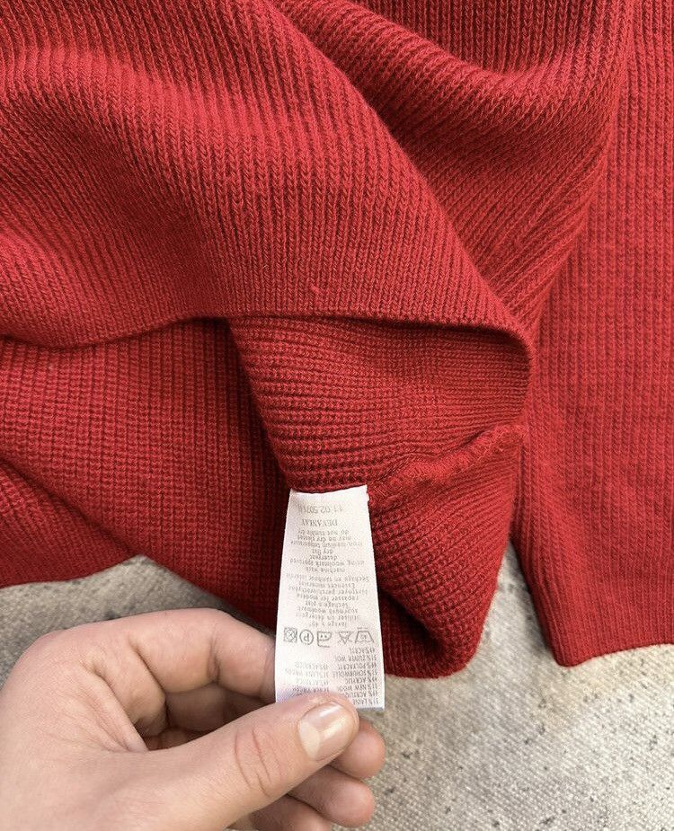Lacoste × Vintage Chemise Lacoste Knit Red Wool Blue Sweater Y2K Size US XL / EU 56 / 4 - 6 Thumbnail
