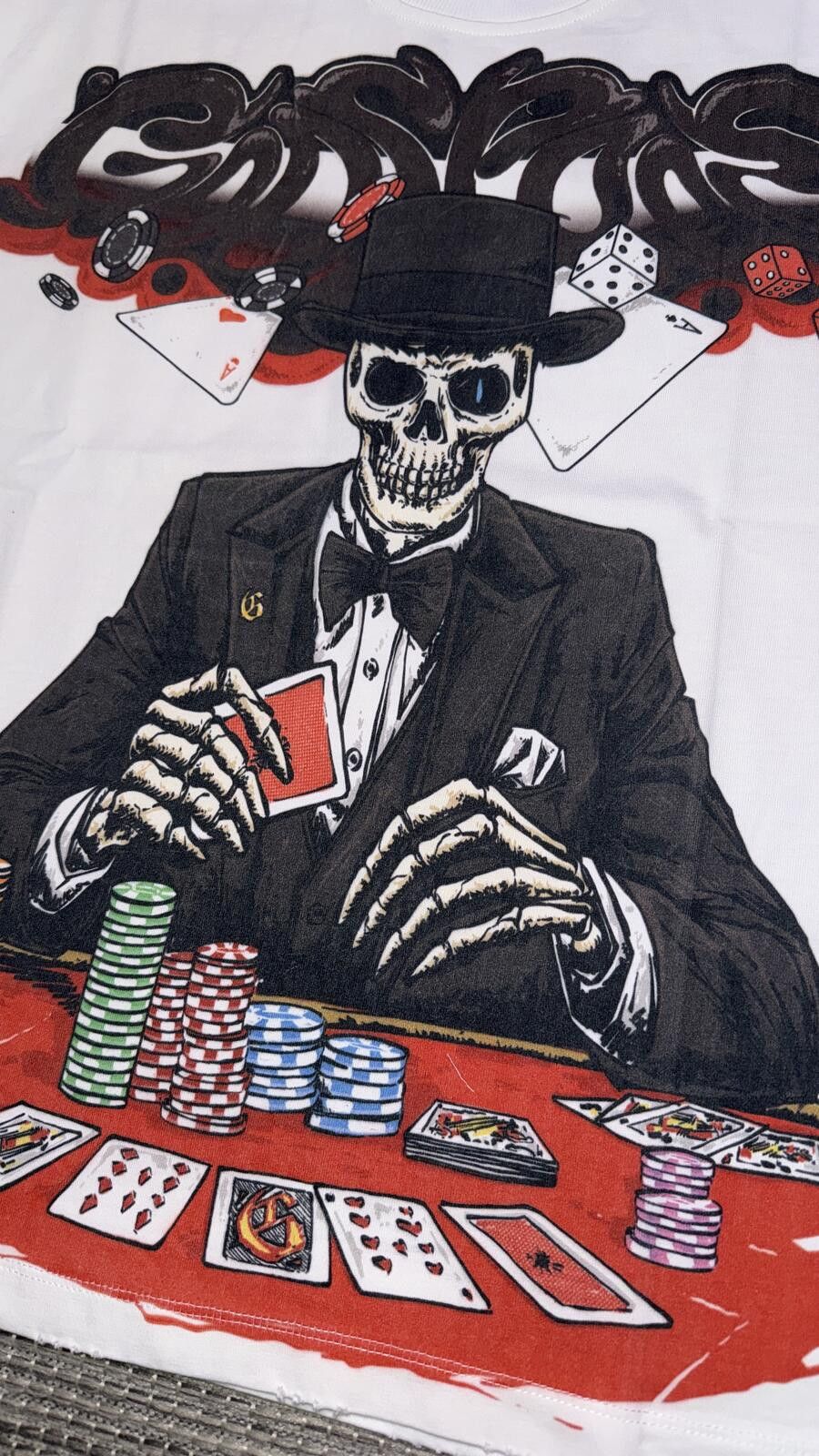 Godspeed Godspeed High Stakes Tee (White) Size US L / EU 52-54 / 3 - 2 Thumbnail