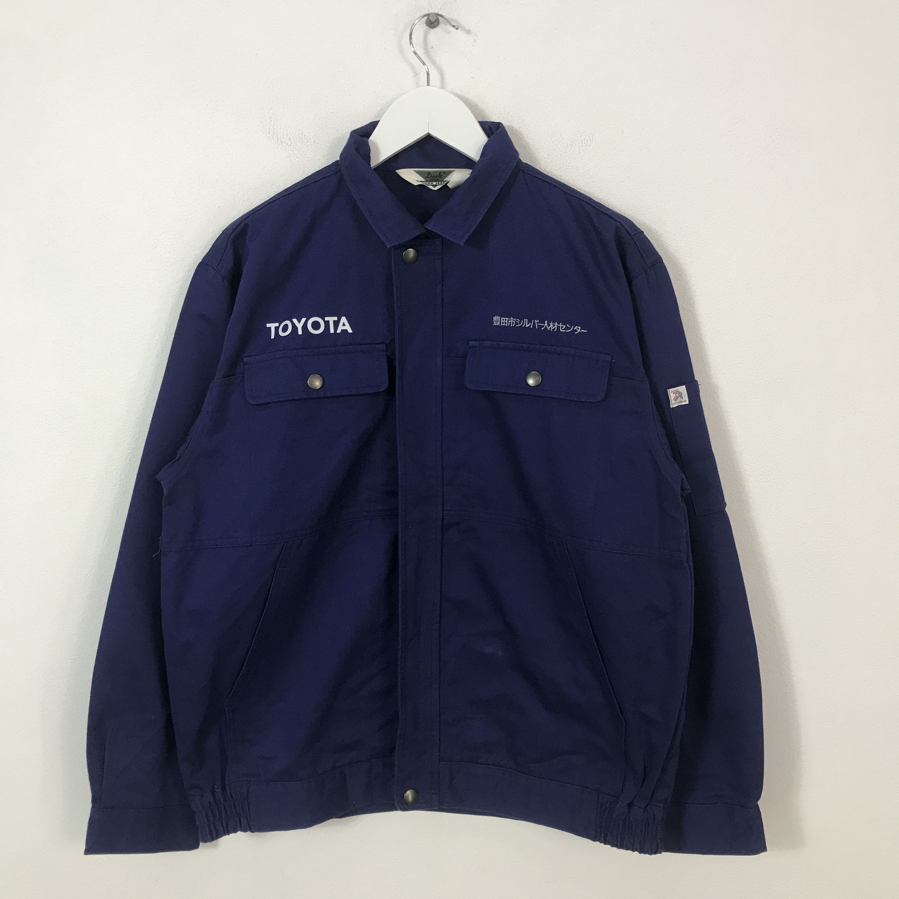 Japanese Brand Vtg Toyota Racing Uniform Custom work jacket K69B18 Size US L / EU 52-54 / 3 - 3 Thumbnail