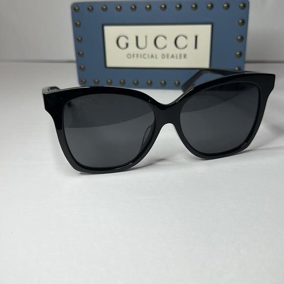 Gucci GUCCI Grey Gradient Butterfly Ladies Sunglasses GG0459S 001 Size ONE SIZE - 11 Thumbnail