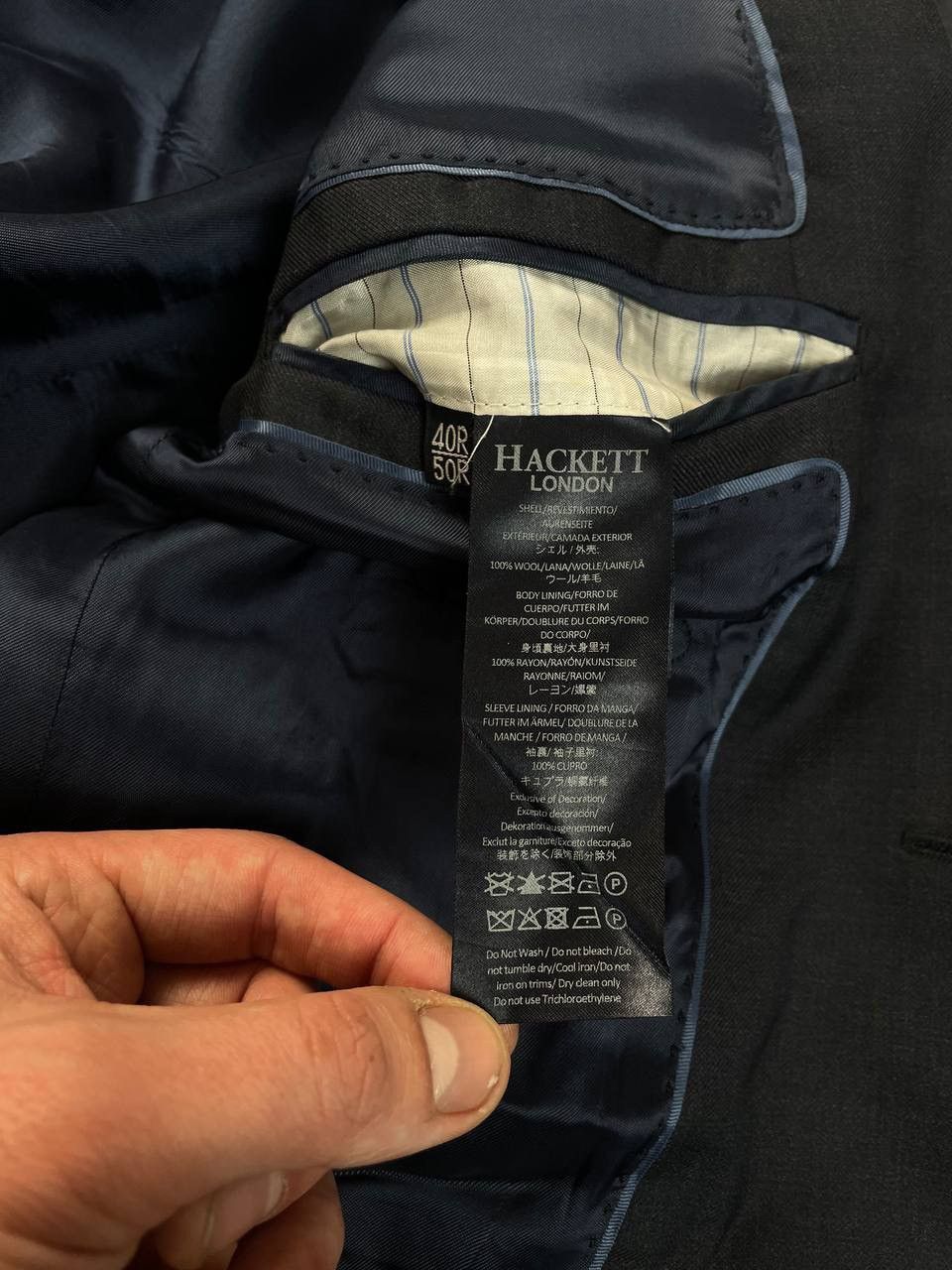 Designer × Hackett Hackett London classic blazer Size 40R - 7 Thumbnail