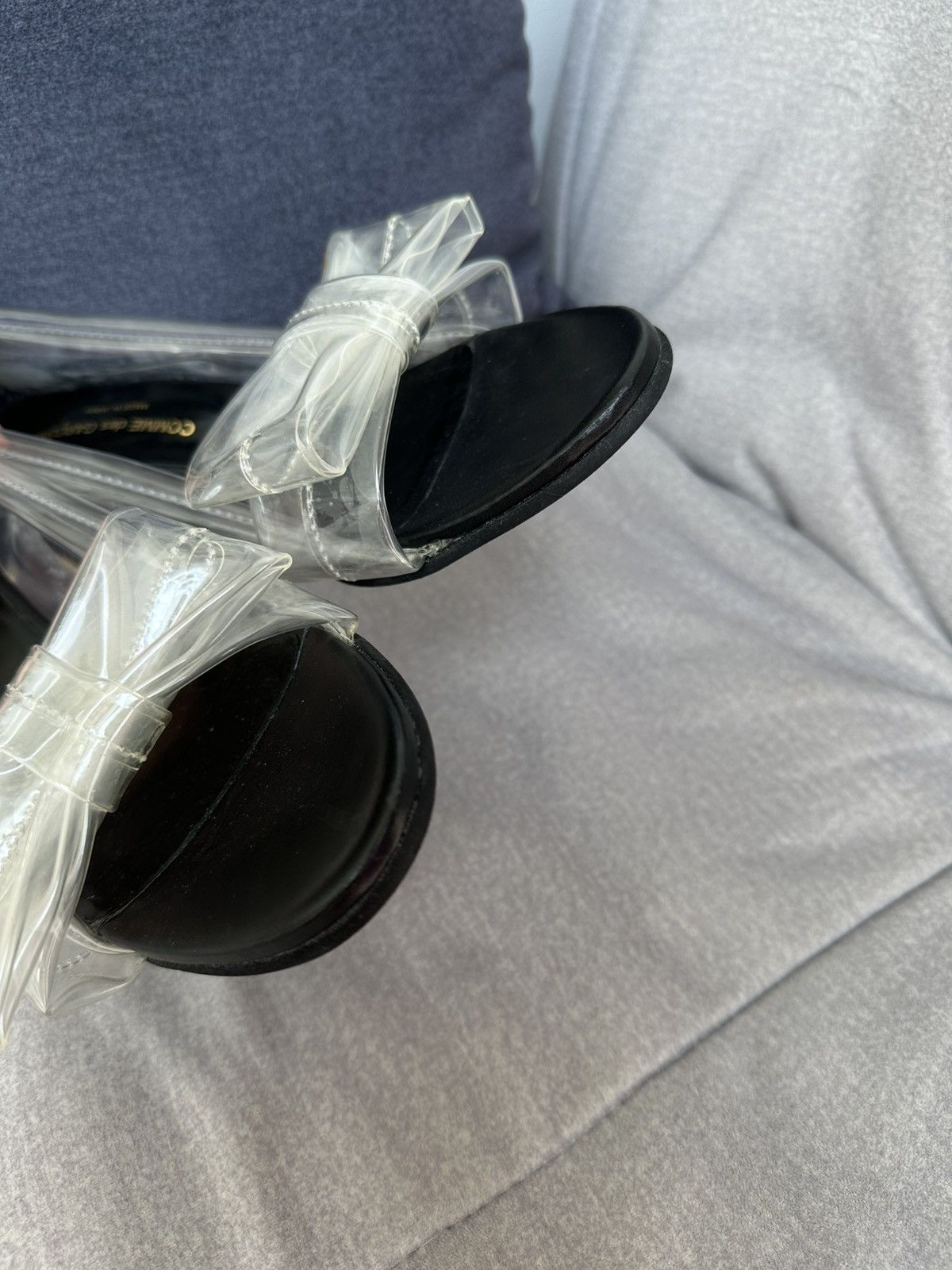 Comme des Garcons Comme Des Garcons Transparent Heels Size US 10.5 / IT 40.5 - 10 Thumbnail