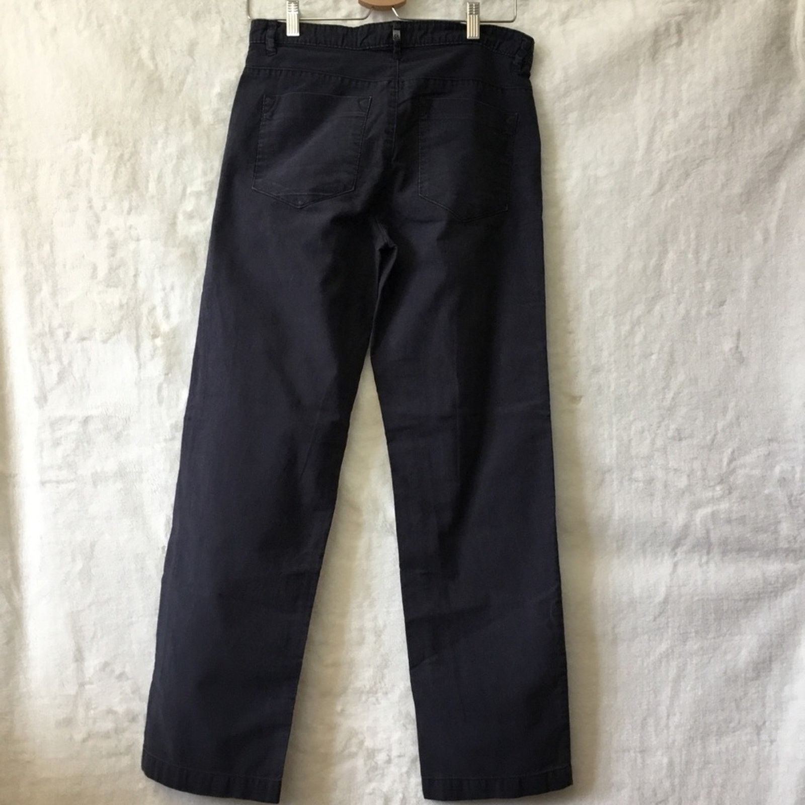 Calvin Klein Calvin Klein Black Men's Straight-Leg Flat Front Chinos Size US 30 / EU 46 - 5 Thumbnail